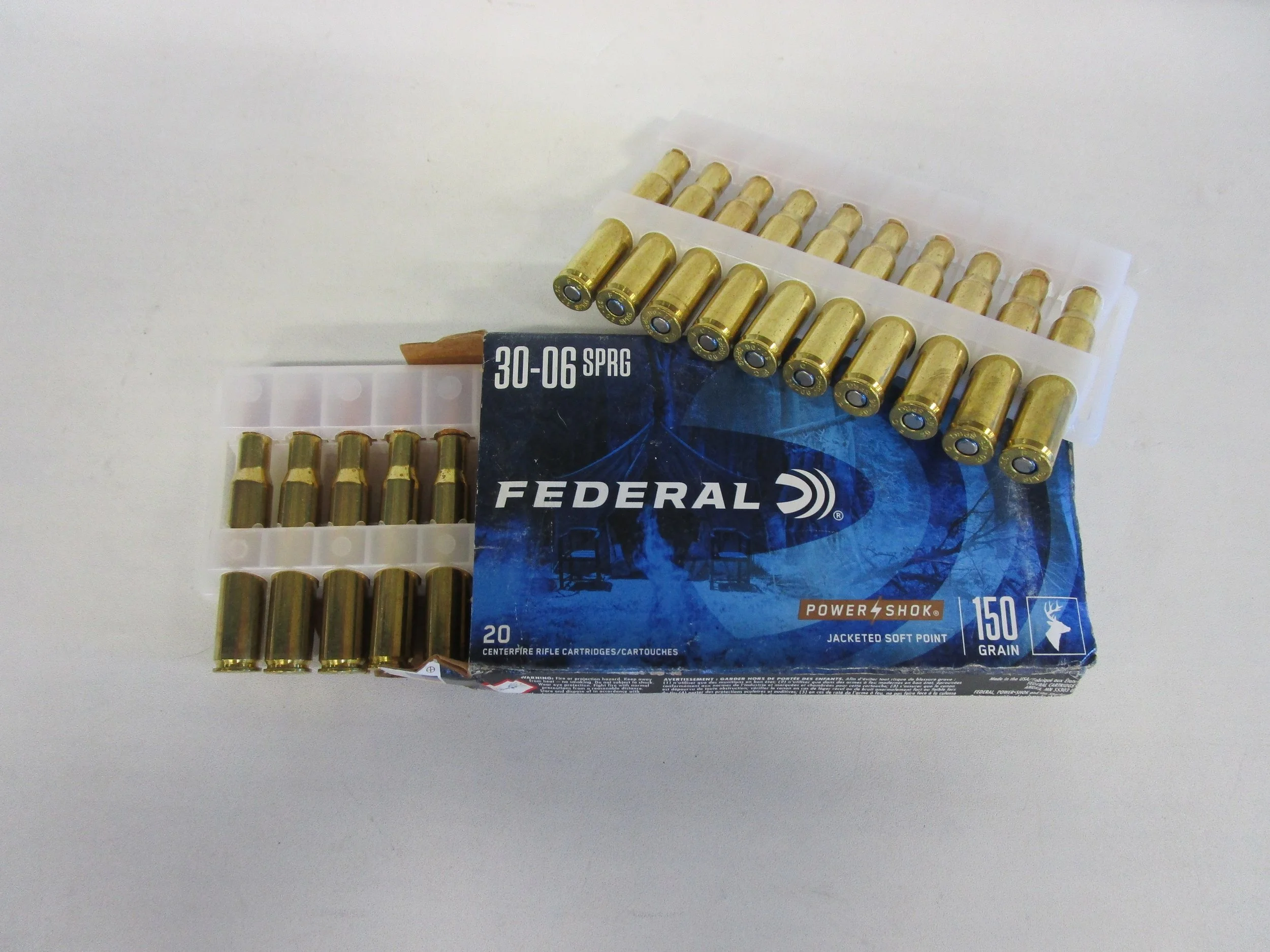 Federal 30-06 150grain Soft Point Ammo 20 rounds.