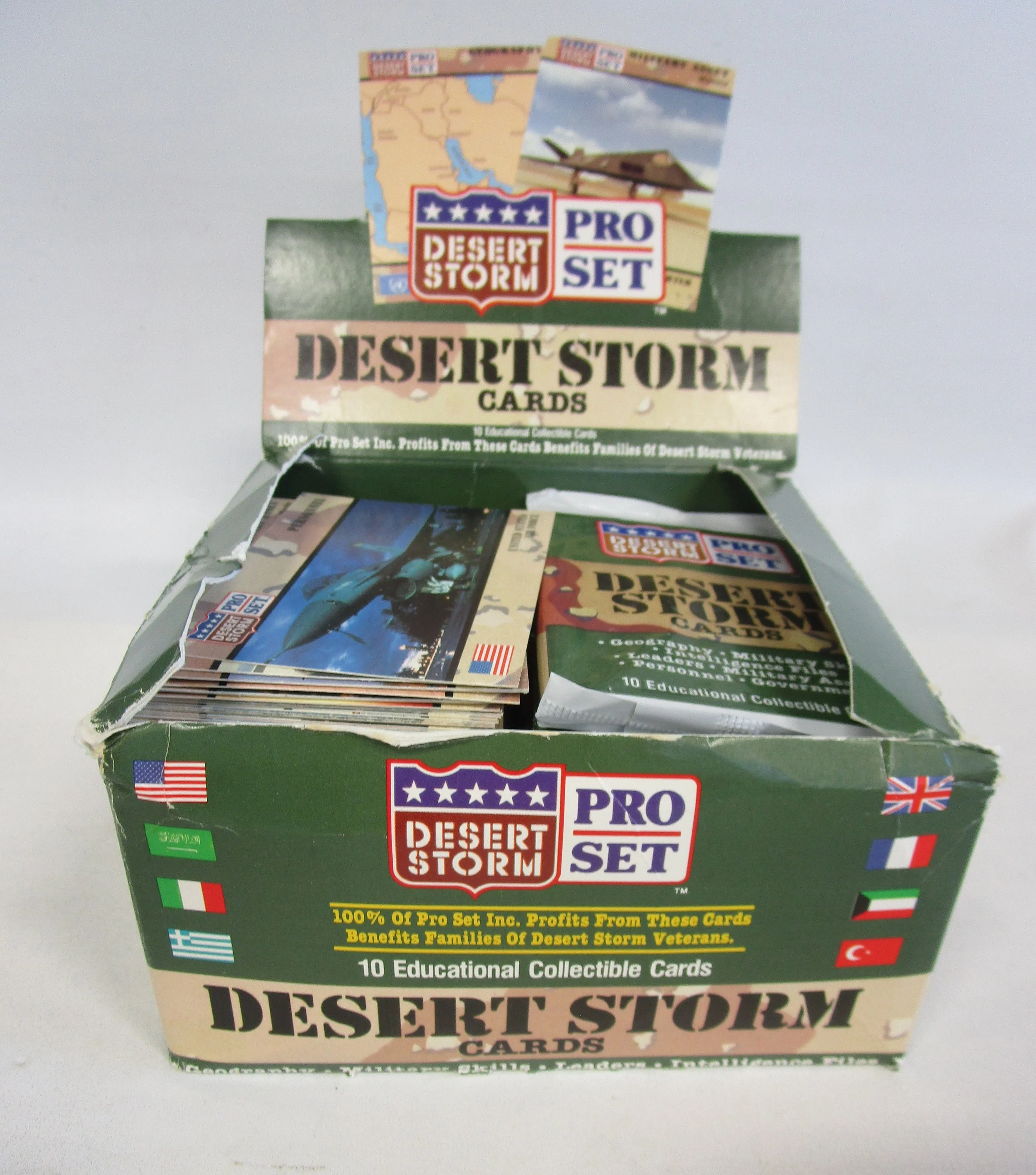 1990's Desert Storm Trading Cards.