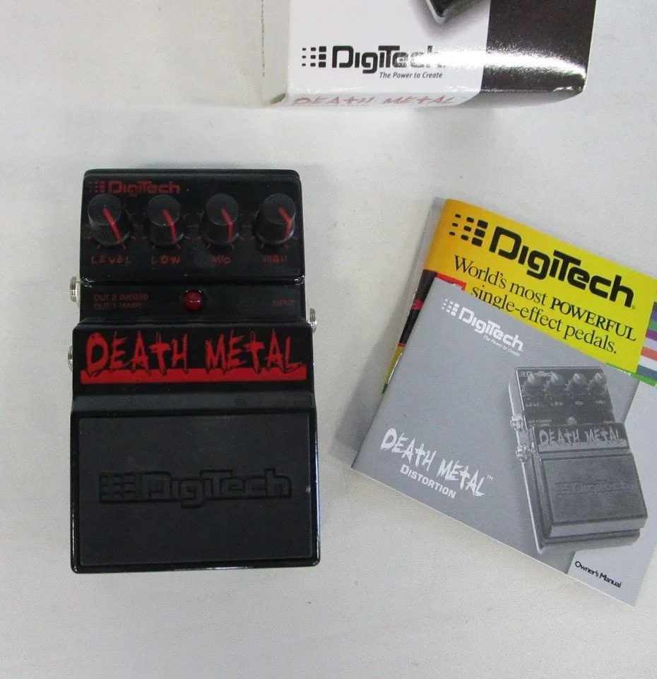 DIGITECH DEATH METAL GUITAR Distortion Pedal.