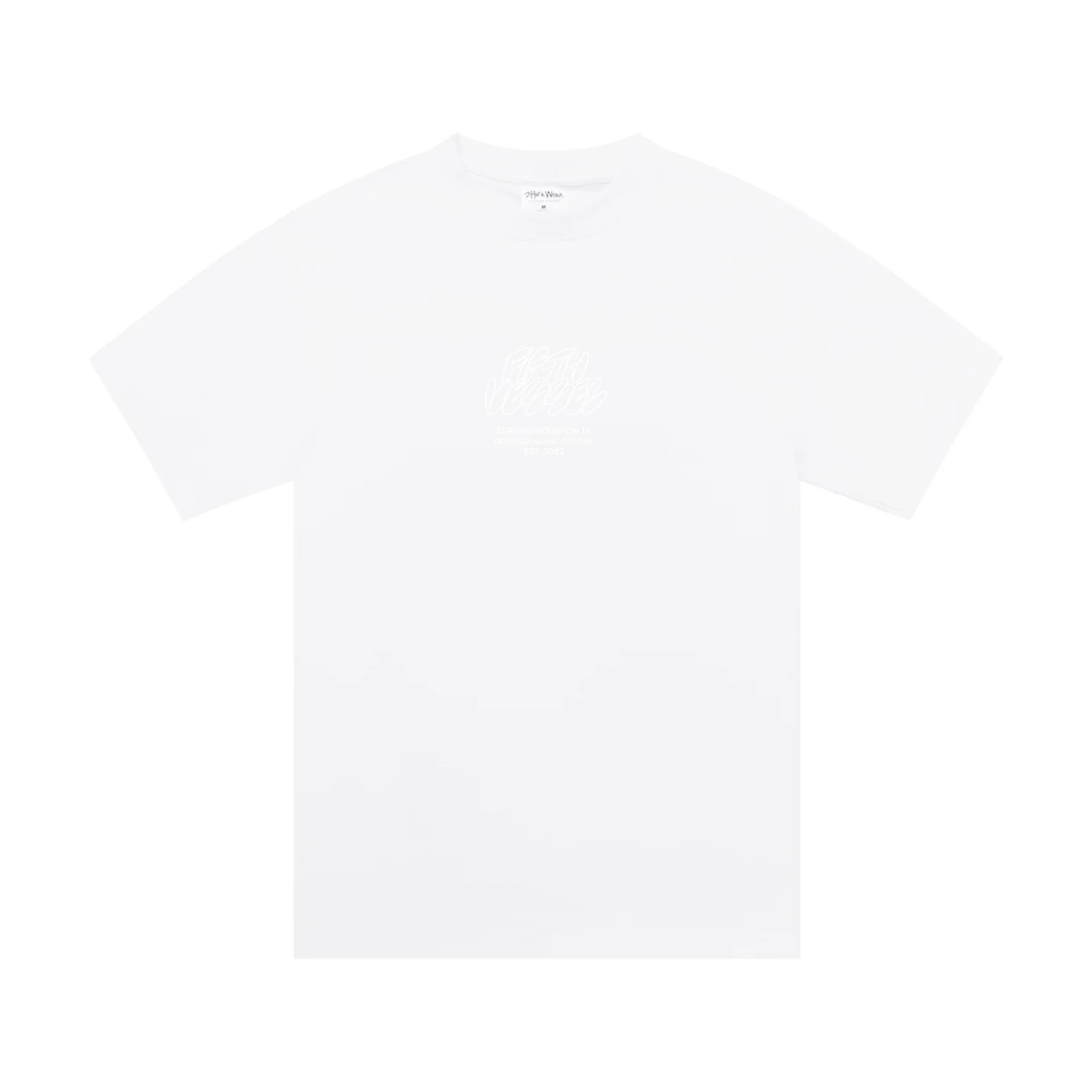 FIFTH VESSEL STAFF TEE WHITE (EMBROIDERY)