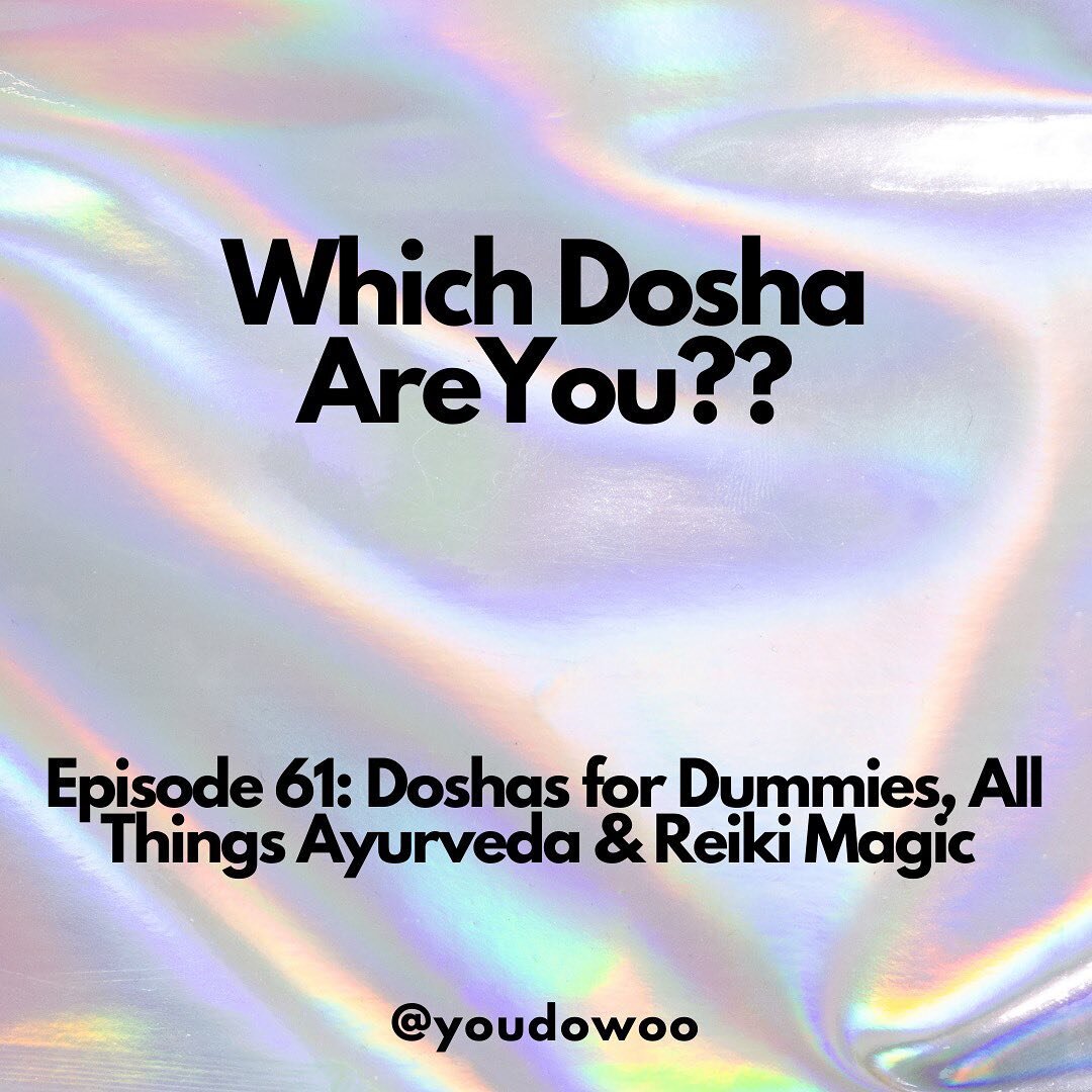 Do you know what Dosha you are??? If you are like me and had zero idea what the word &ldquo;dosha&rdquo; even meant&hellip;.today's episode of &ldquo;You Do Woo&rdquo; is for you!! I loved chatting with Angelica &amp; Rachel over at @soulfullveda abo