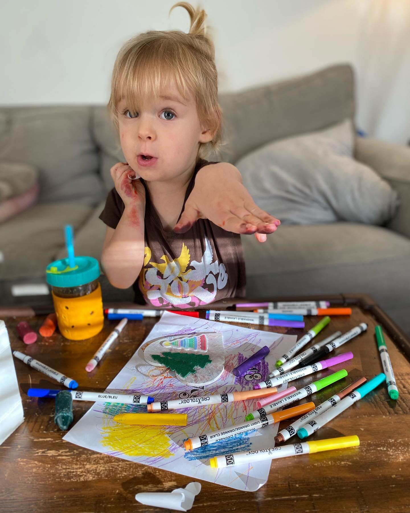 My little reflector making Christmas ornaments and asking for &ldquo;no cheese please&rdquo; - aka no mom paparazzi. Who do you know that is a reflector? Please tag them below or DM me if you know one! I am doing a little project where I do a deep di