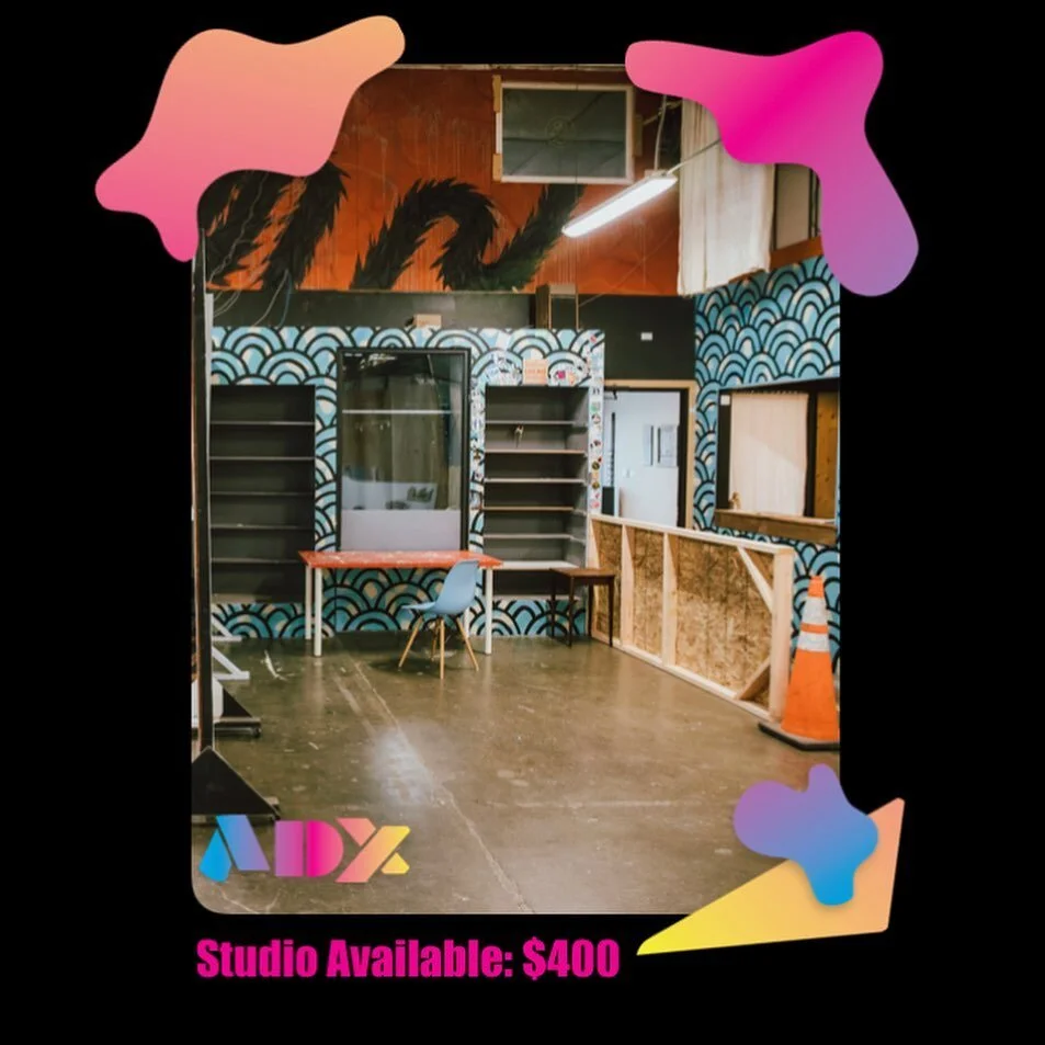Unleash your creativity in our vibrant art studios! 🎨🖌️
ADX is proud to offer a variety of art studios for rent at accessible prices, perfect for creatives of all budgets.
Join our vibrant artist collective and collaborate with like-minded individu