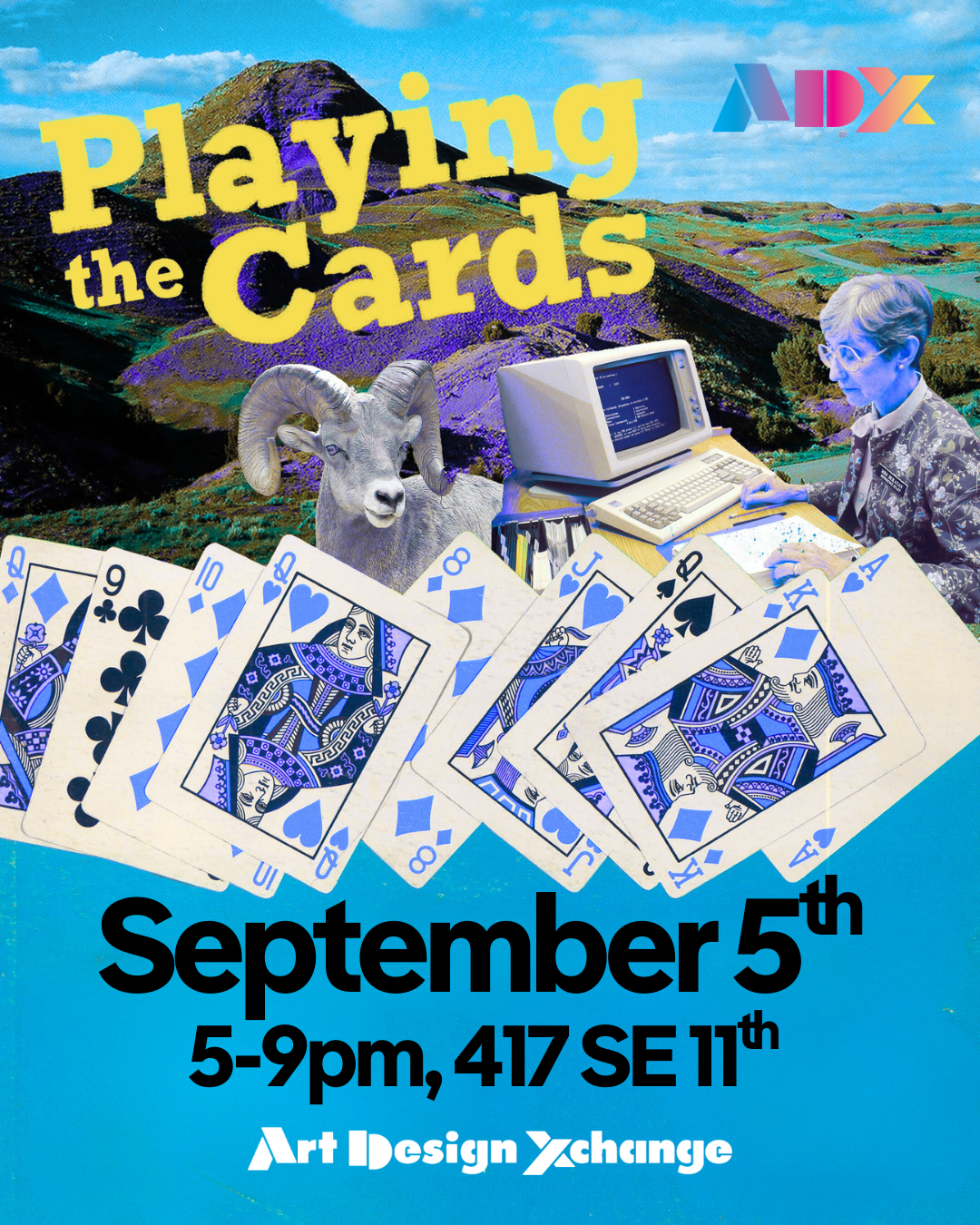 Playing the Cards: Collage Gallery Show