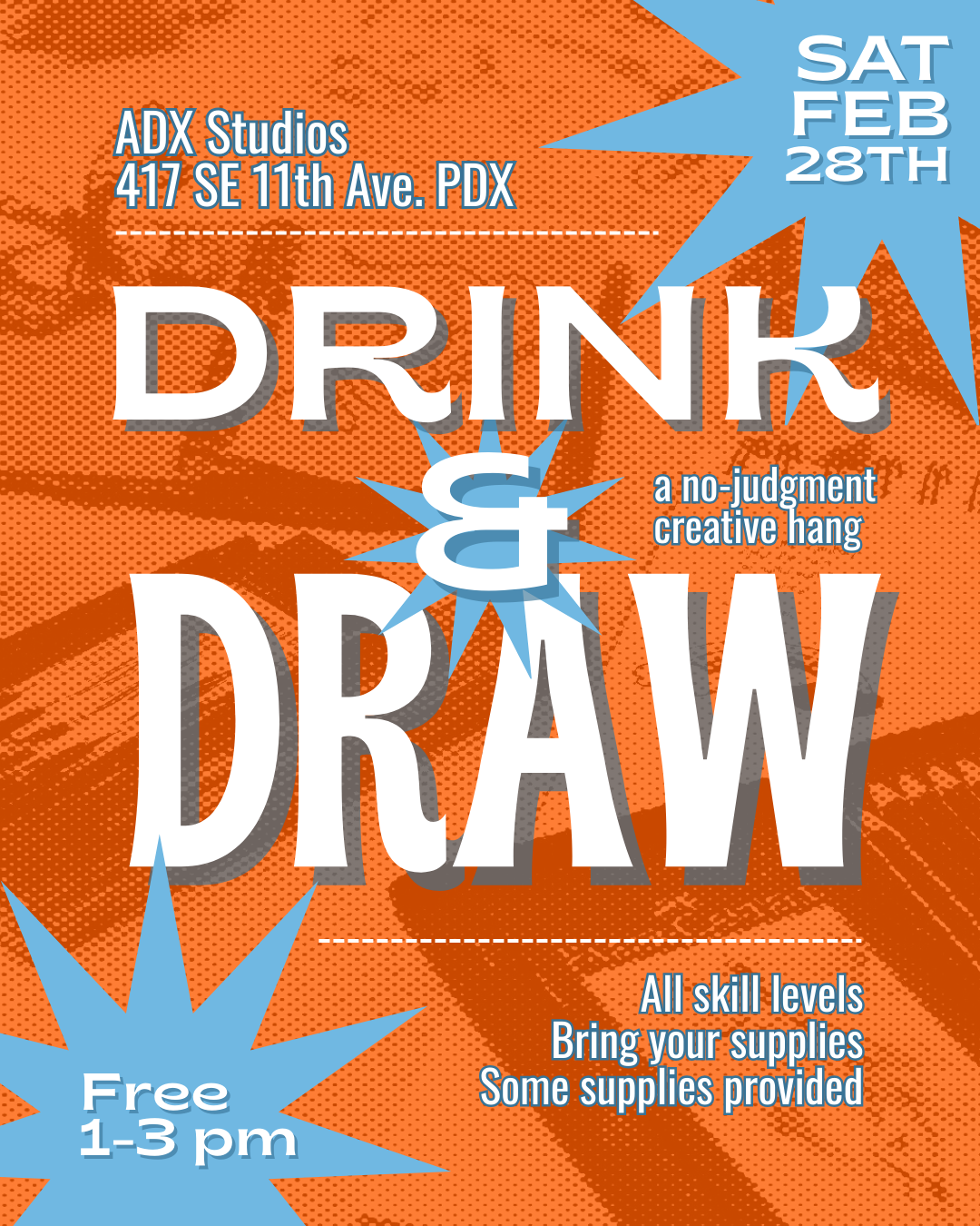 Drink and Draw with Mashall Sharma!