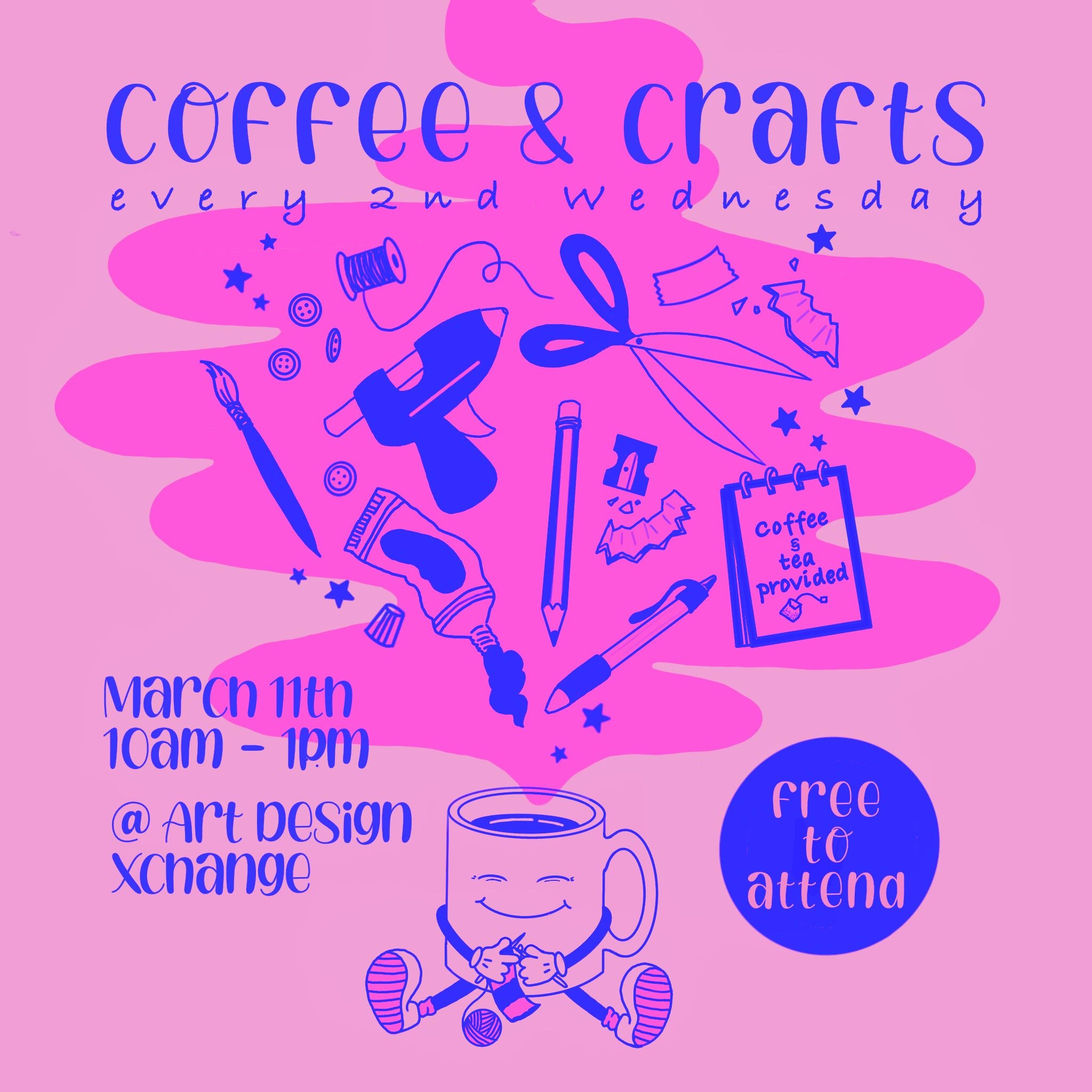 Coffee and Crafts with Sarah! 