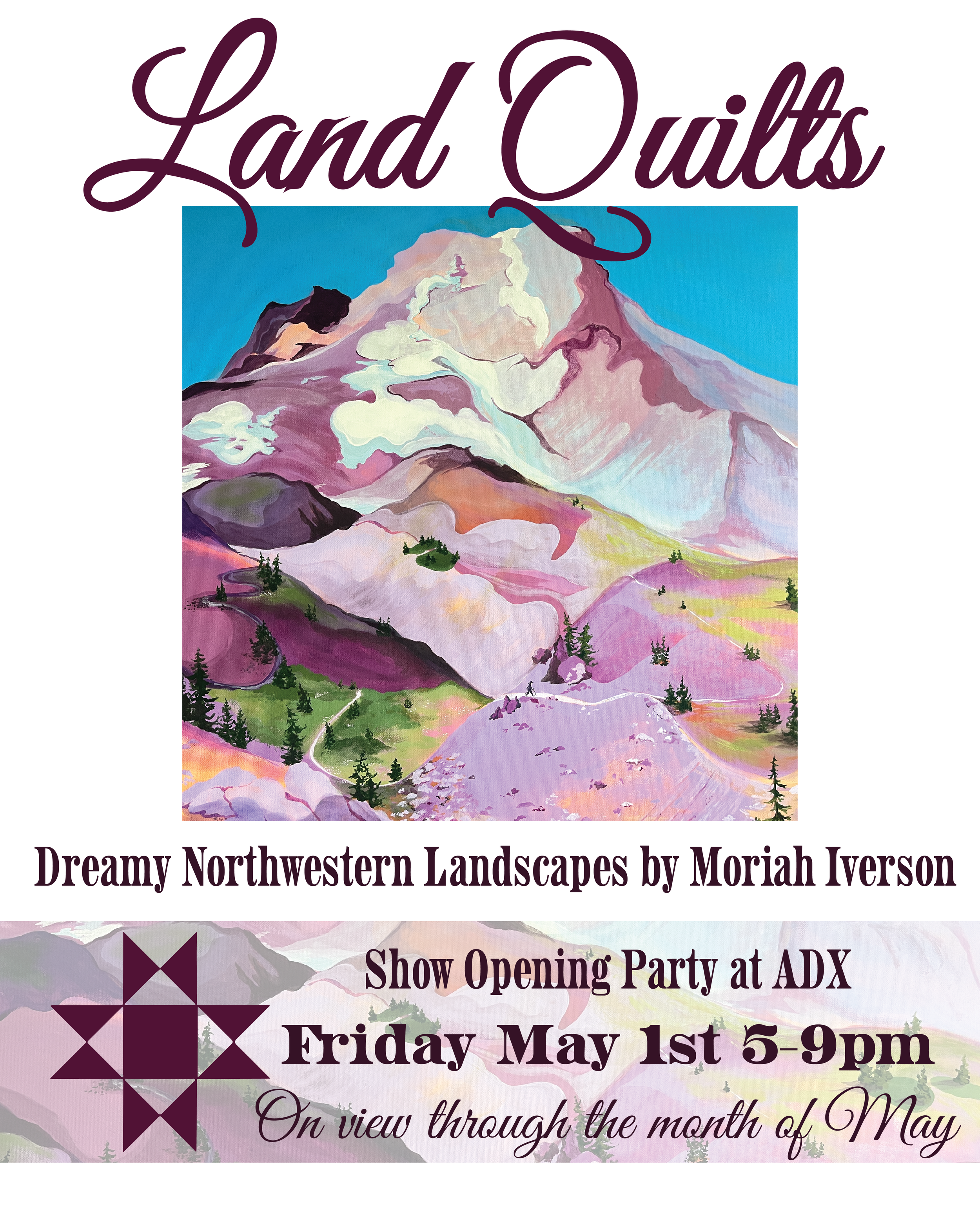 Gallery Opening: Moriah Iverson: "Land Quilts"