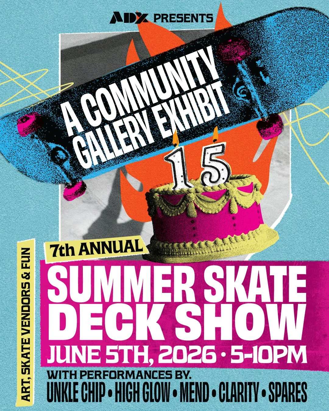 7th Annual Summer Skate Deck Show 