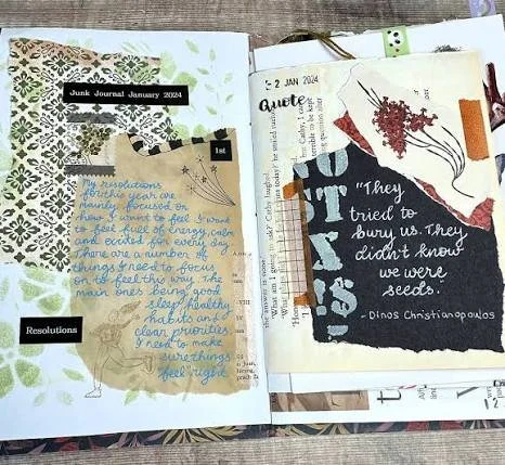 Junk Journaling with Mashall and Jess