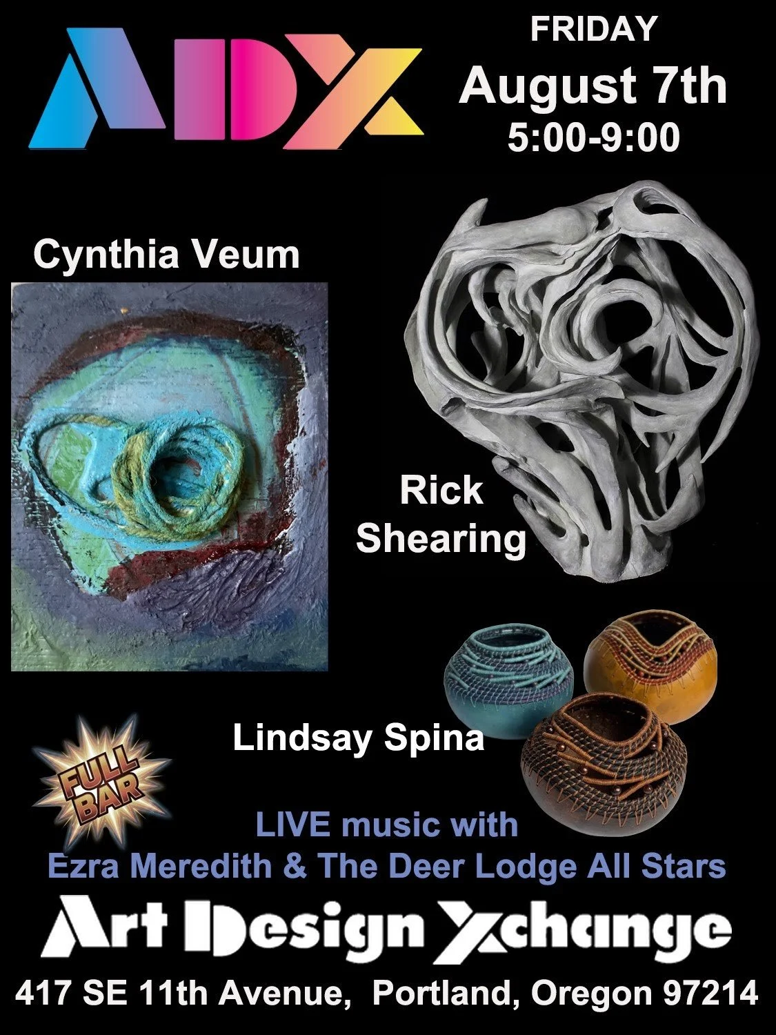 Elementals opening with Cynthia veum, Rick shearing, and Lindsay spina