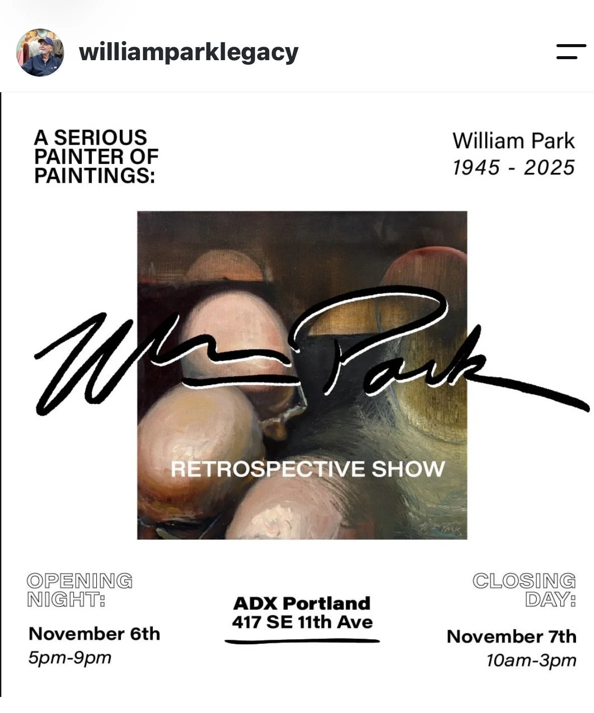 William Park Retrospective