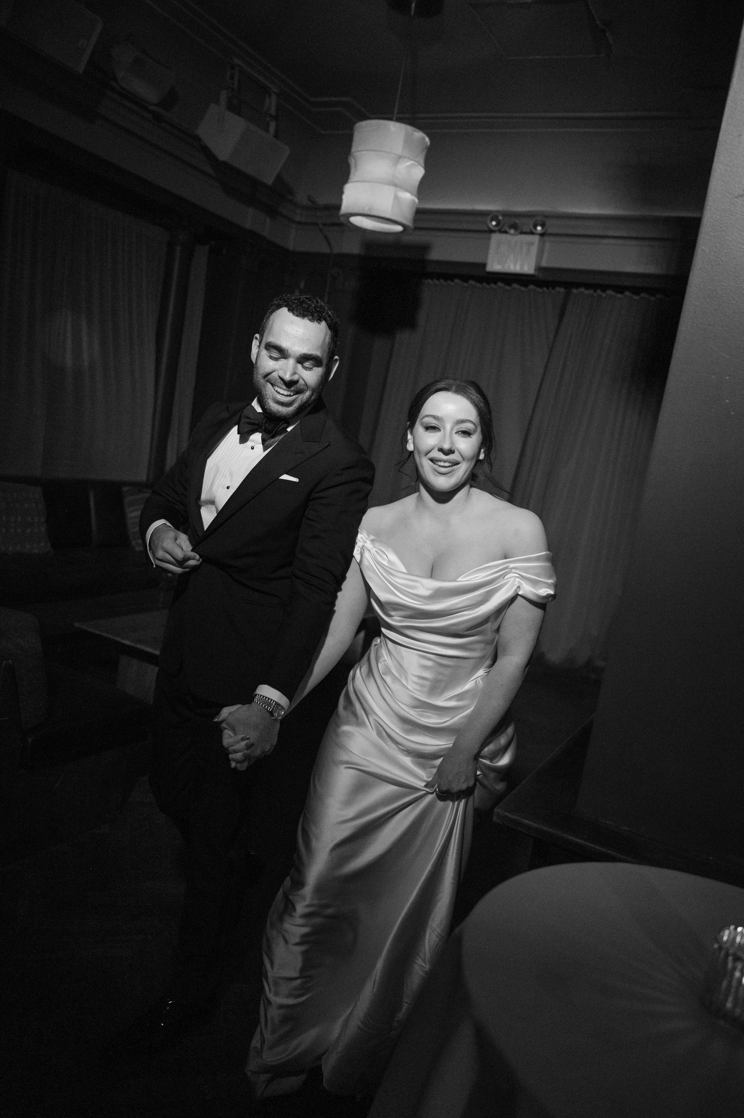 Bride and Groom Freehand Hotel Georgia Room Gramercy
