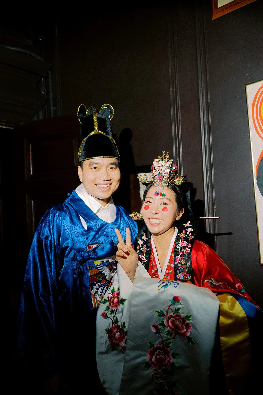 A couples Paebaek Ceremony at Freehand Hotel Georgia Room Gramercy