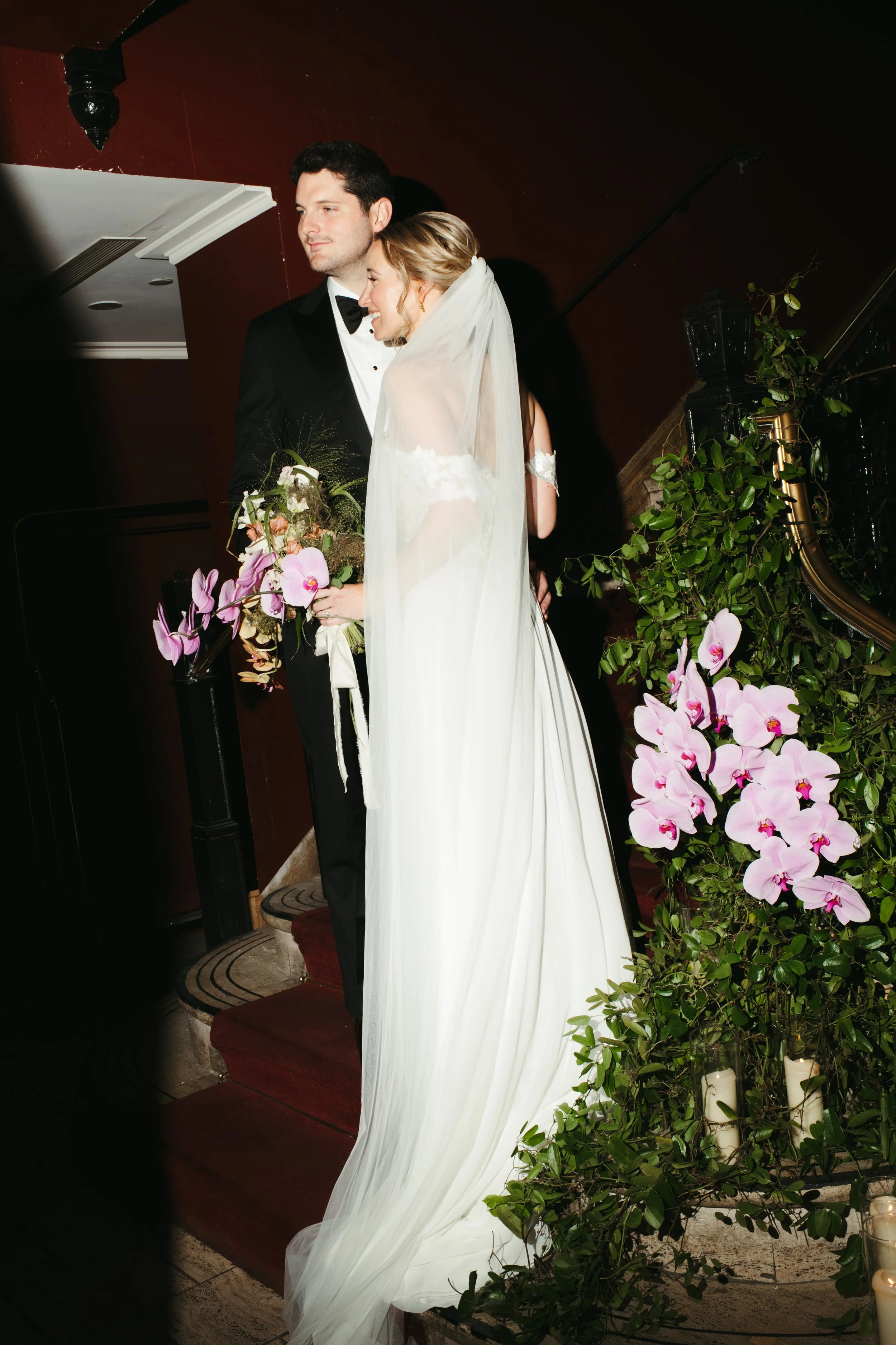 Bride and Groom Freehand Hotel Georgia Room Gramercy