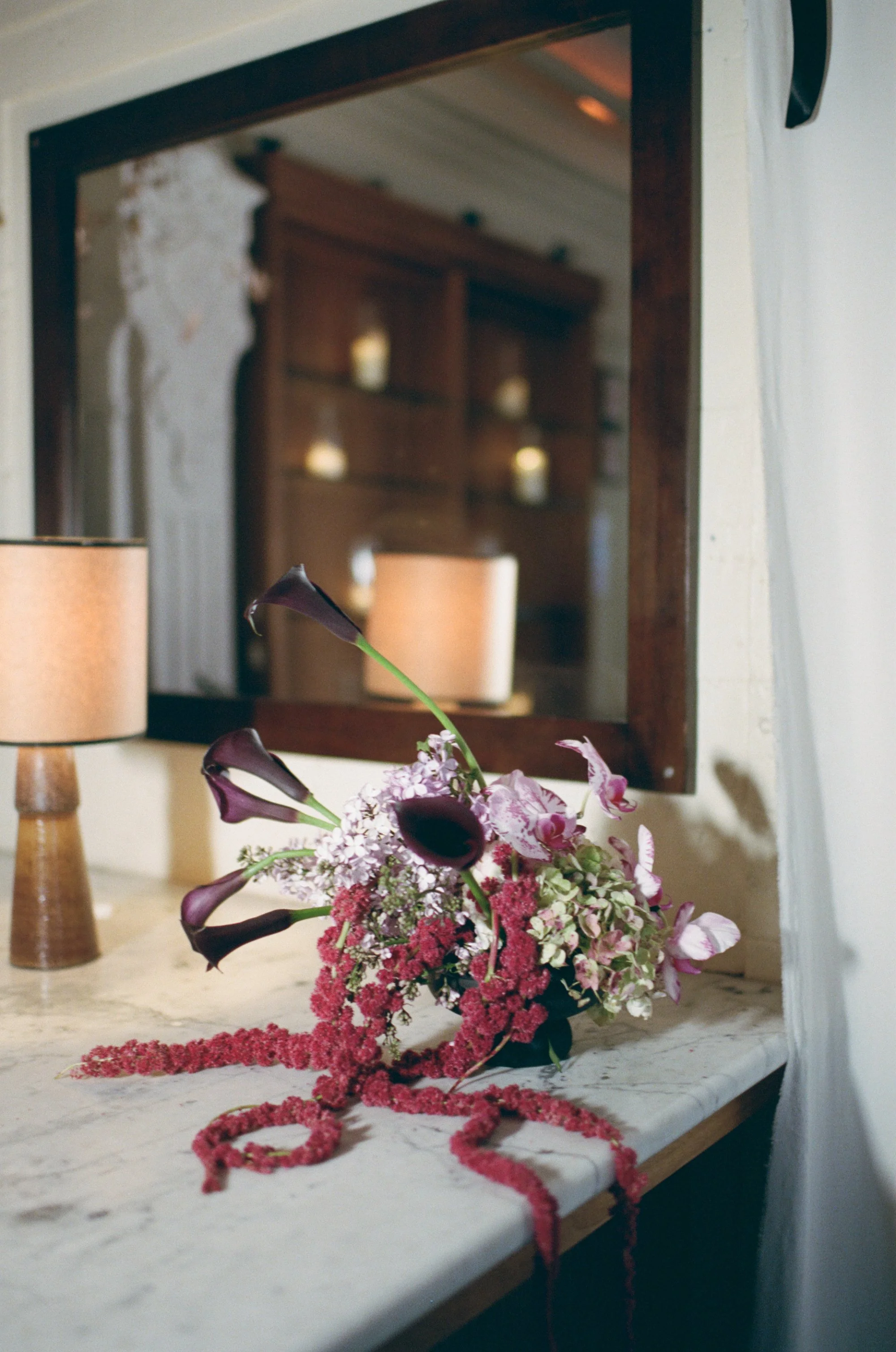Wedding Floral arrangements Freehand Hotel Georgia Room Gramercy