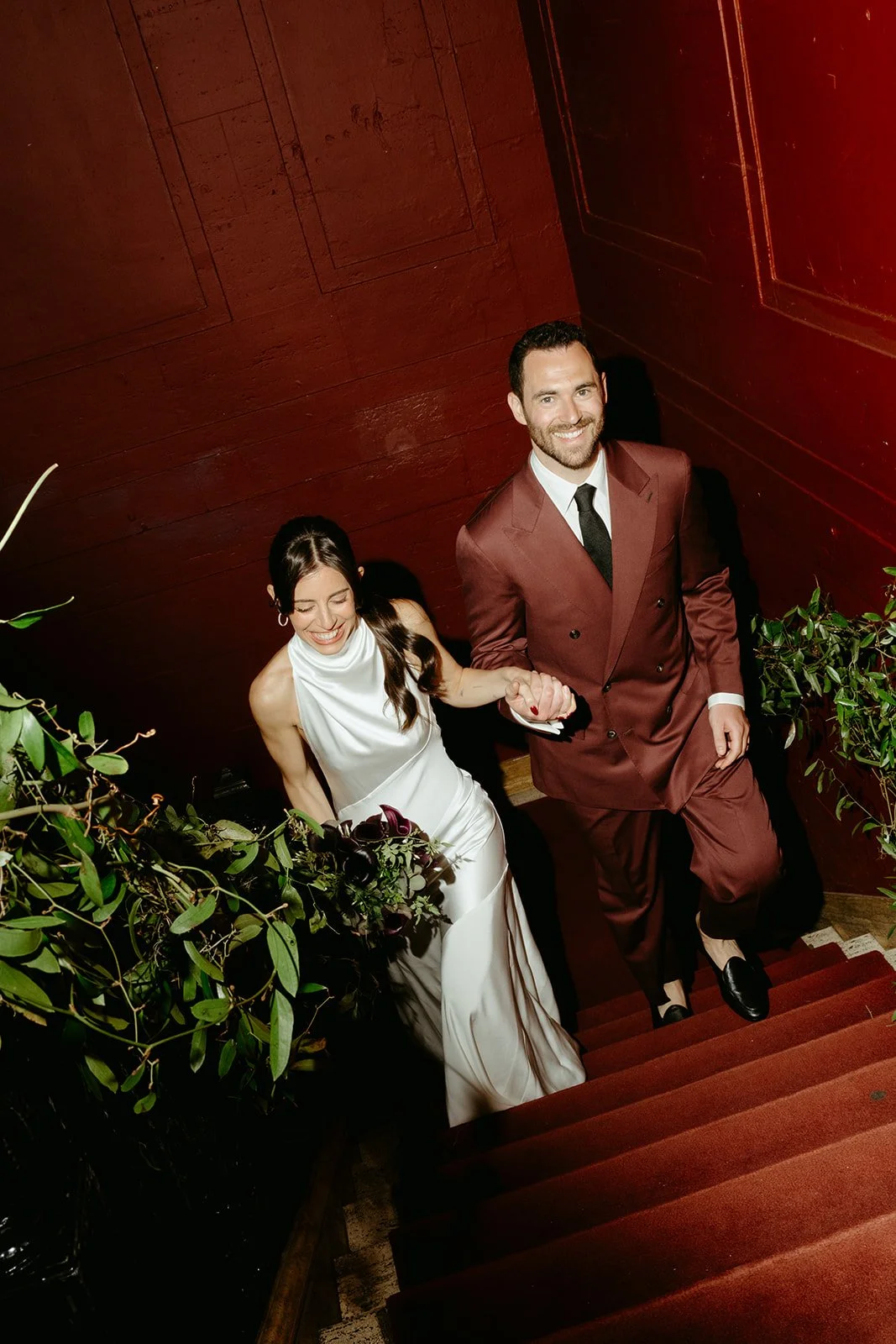 A wedding couple at Georgia Room in Gramercy New York 