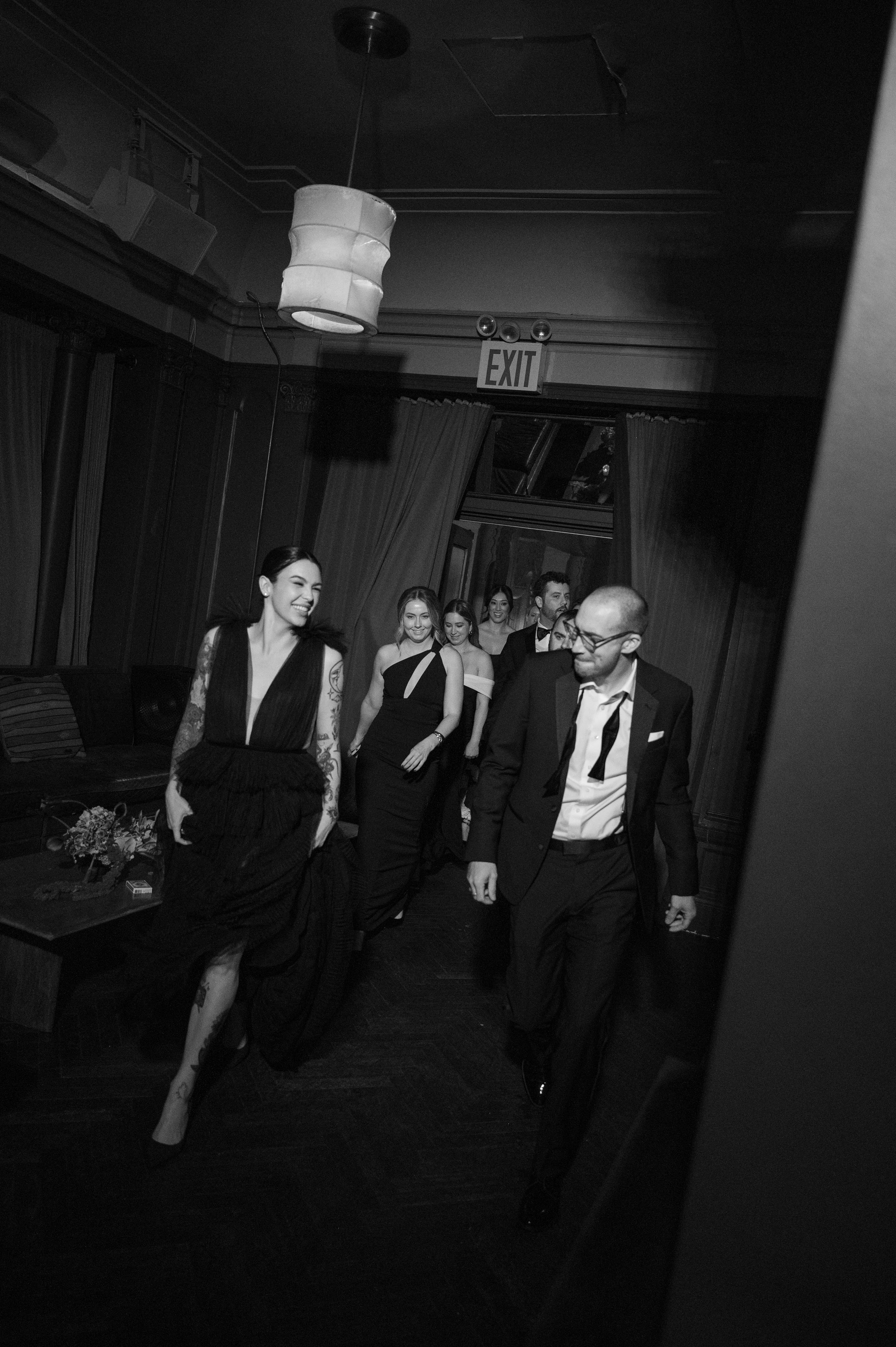 Wedding guests at Freehand Hotel Georgia Room Gramercy
