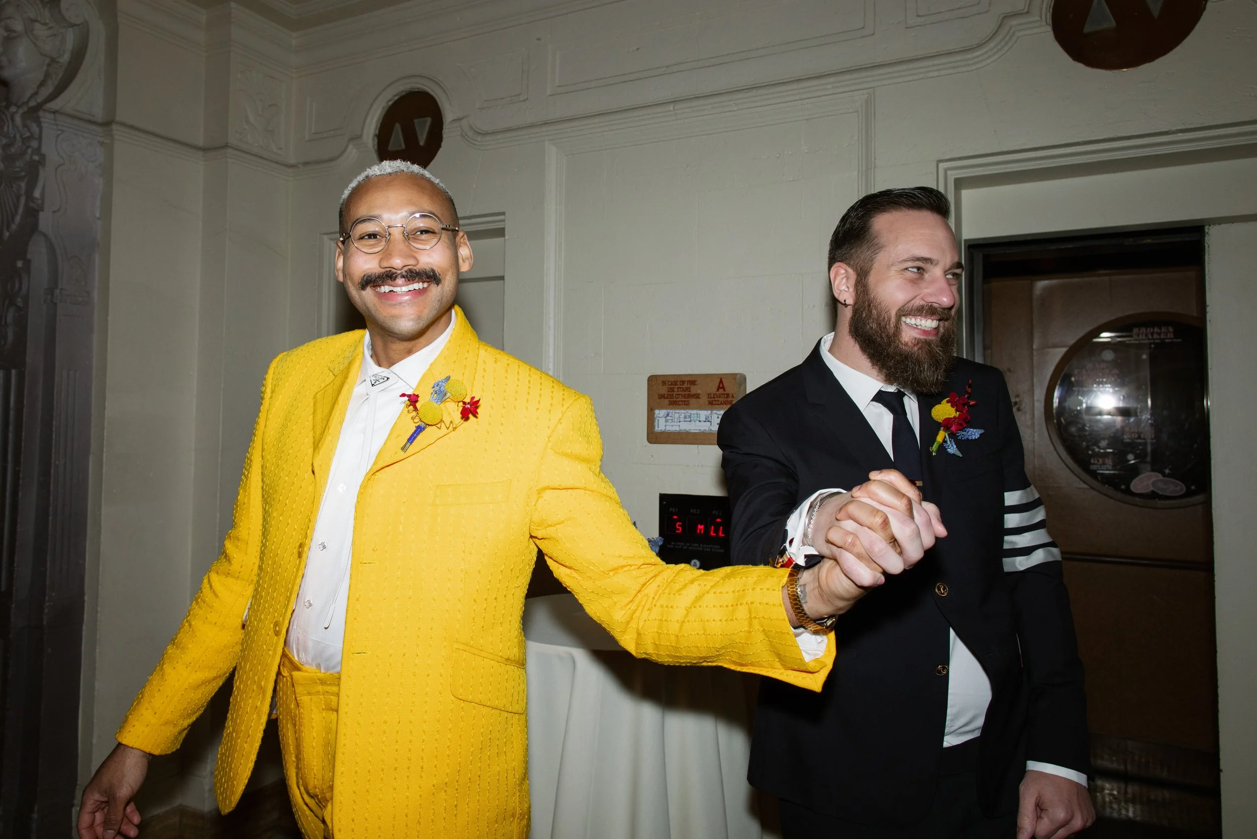 The Grooms at Freehand Hotel Georgia Room Gramercy
