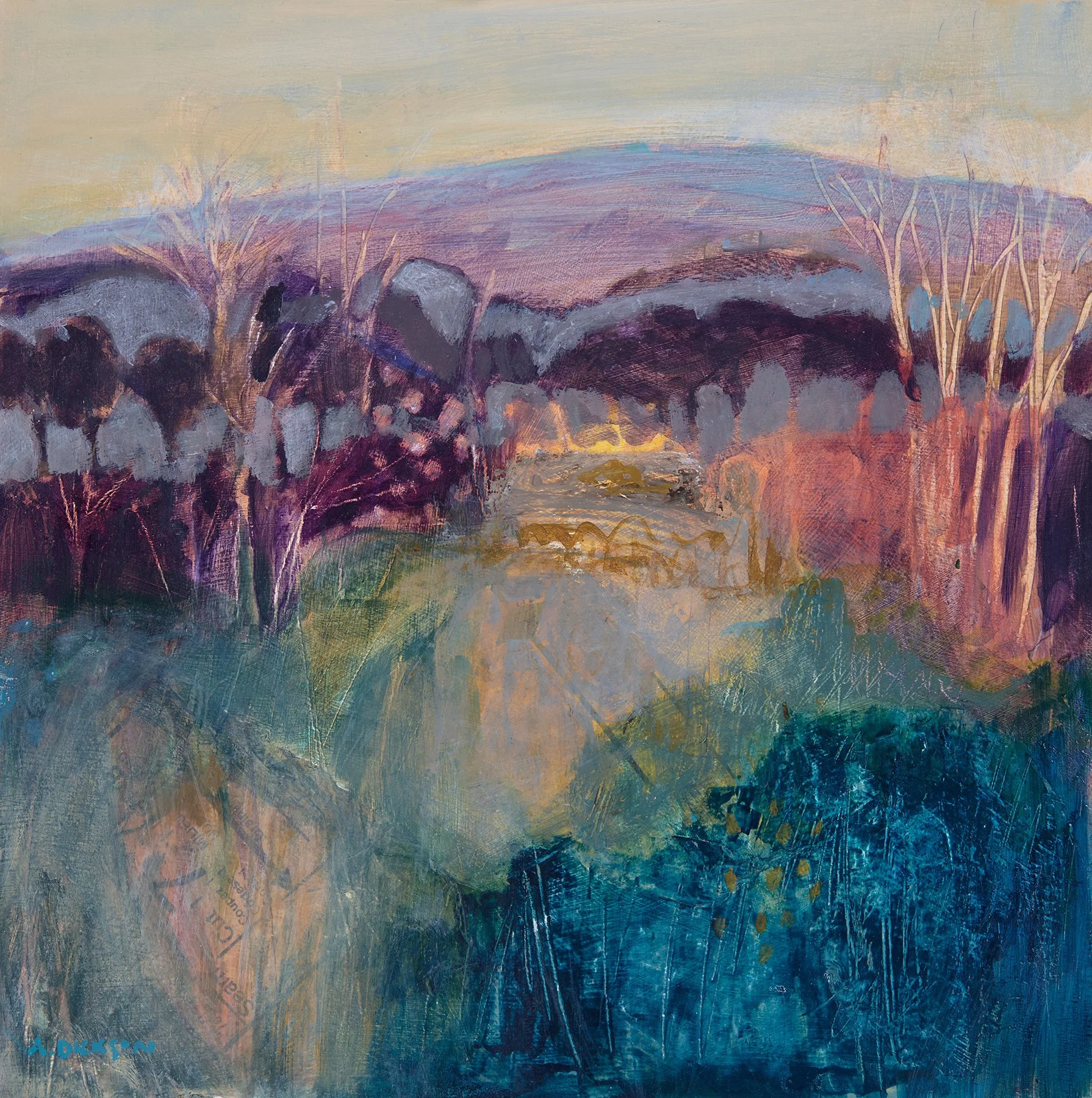 Autumn Glen SOLD
25 x 25cm
(acrylic on board)