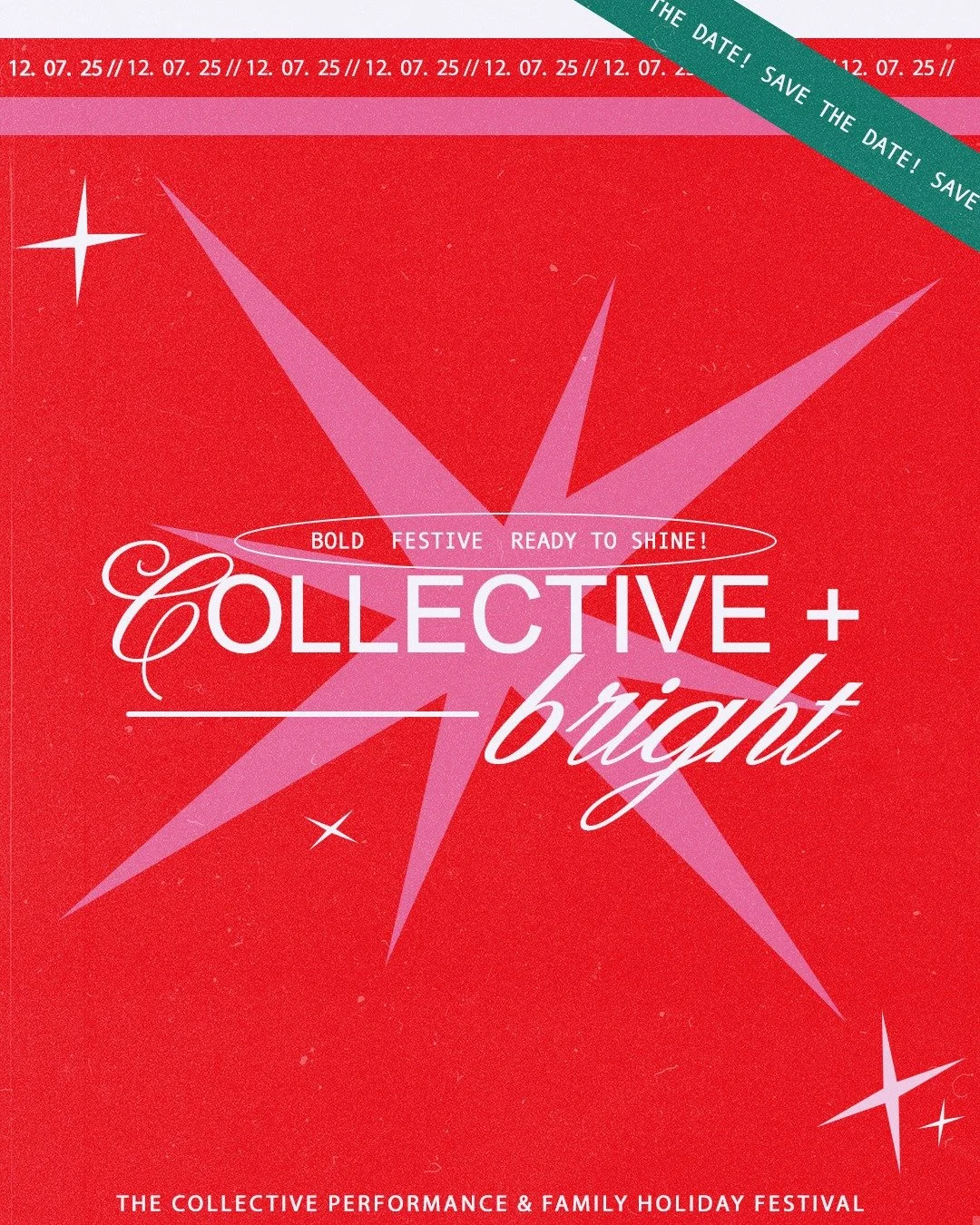 ✨ SAVE THE DATE! ✨

We&rsquo;re thrilled to announce our First Annual Holiday Show &amp; Festival &mdash; Collective &amp; Bright &mdash; a family-friendly celebration filled with performances, crafts, and holiday fun!

📅 Sunday, December 7th | 1:00