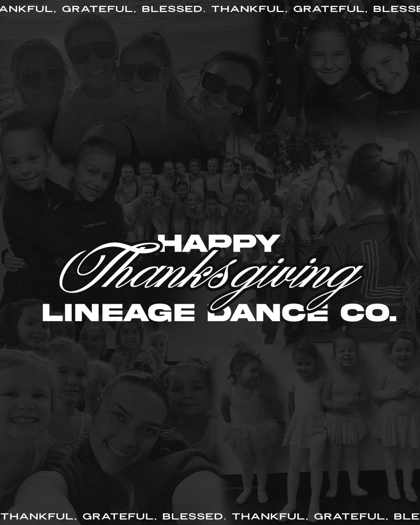 Happy Thanksgiving, Lineage Family!

We&rsquo;re feeling extra grateful today for the dancers who fill our studios with joy, the families who support every step, and the incredible new space we get to call home.
We&rsquo;re also especially thankful f