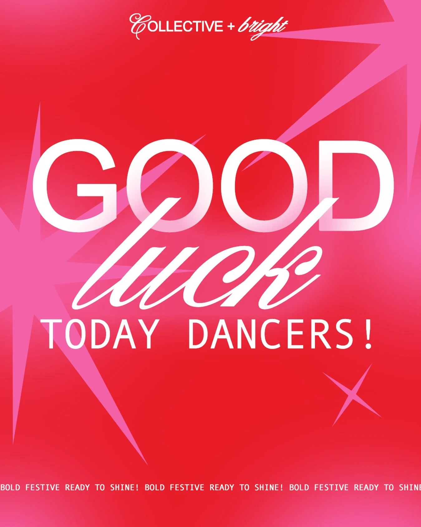 ✨COLLECTIVE &amp; BRIGHT SHOW DAY ✨

Our holiday showcase and festival featuring our Collective Team Program is TODAY! We can't wait to watch their performances and celebrate their hard work, joy, and growth.

📍Bob Crane Community Center (3200 Tremo