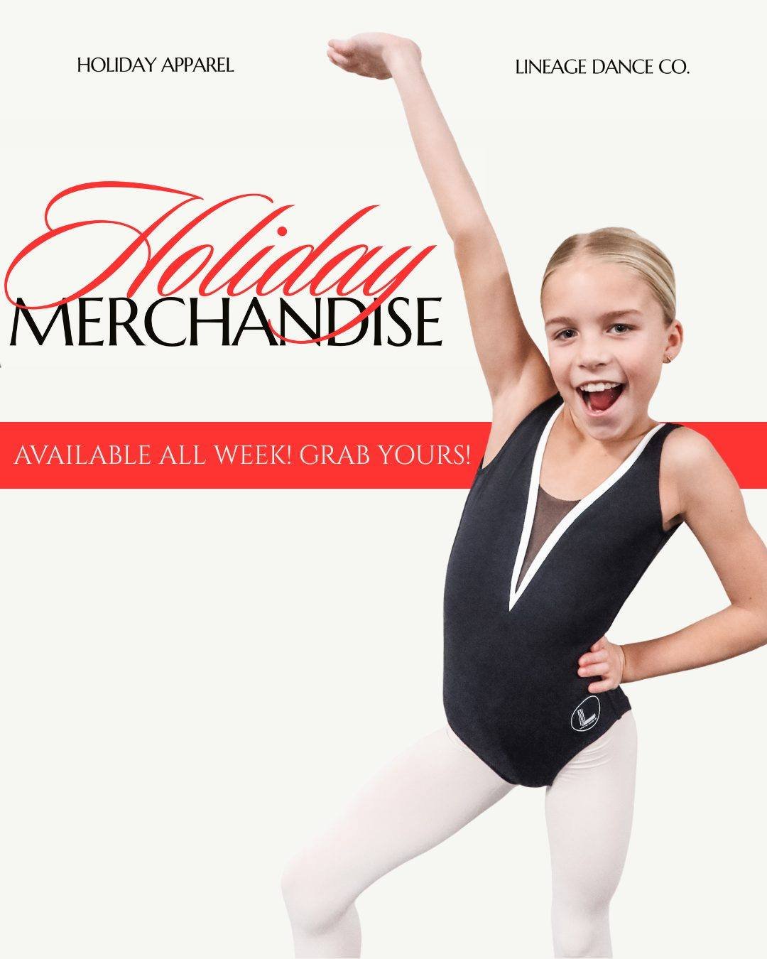 ✨ Holiday merch has officially DROPPED. The studio is stocked with festive goodies, and they are already going fast. Swing by while your dancer is in class and grab the perfect gifts before they&rsquo;re gone.

Our $20 stocking stuffers are making th