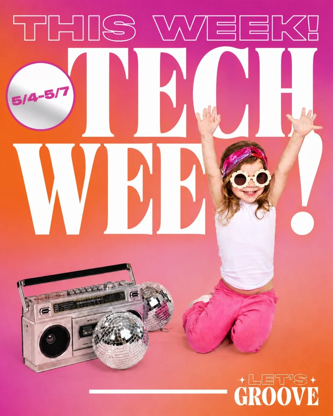Tech Week is HERE 🪩✨

🤍 Studio Classes &amp; Performance Collective meet at normal class time (except Junior Prep and Junior Performance Co.; no costumes!)
✨ Families are invited in during the last 10 minutes to watch
🎓 Graduation certificates wil