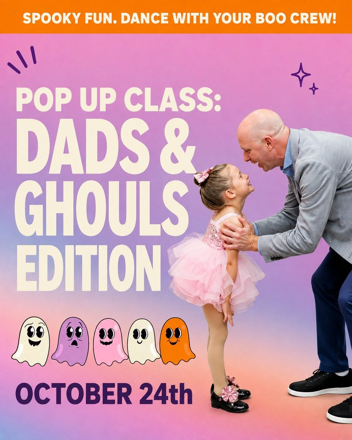 👻 HALLOWEEN AT LINEAGE IS HERE! 🎃💜

Get ready for a morning of dancing, costumes + a little spooky fun! We have TWO special Halloween events happening Saturday, October 24th! ✨

🎃 LINEAGE BOO CREW BASH
A morning packed with dancing, Halloween fun