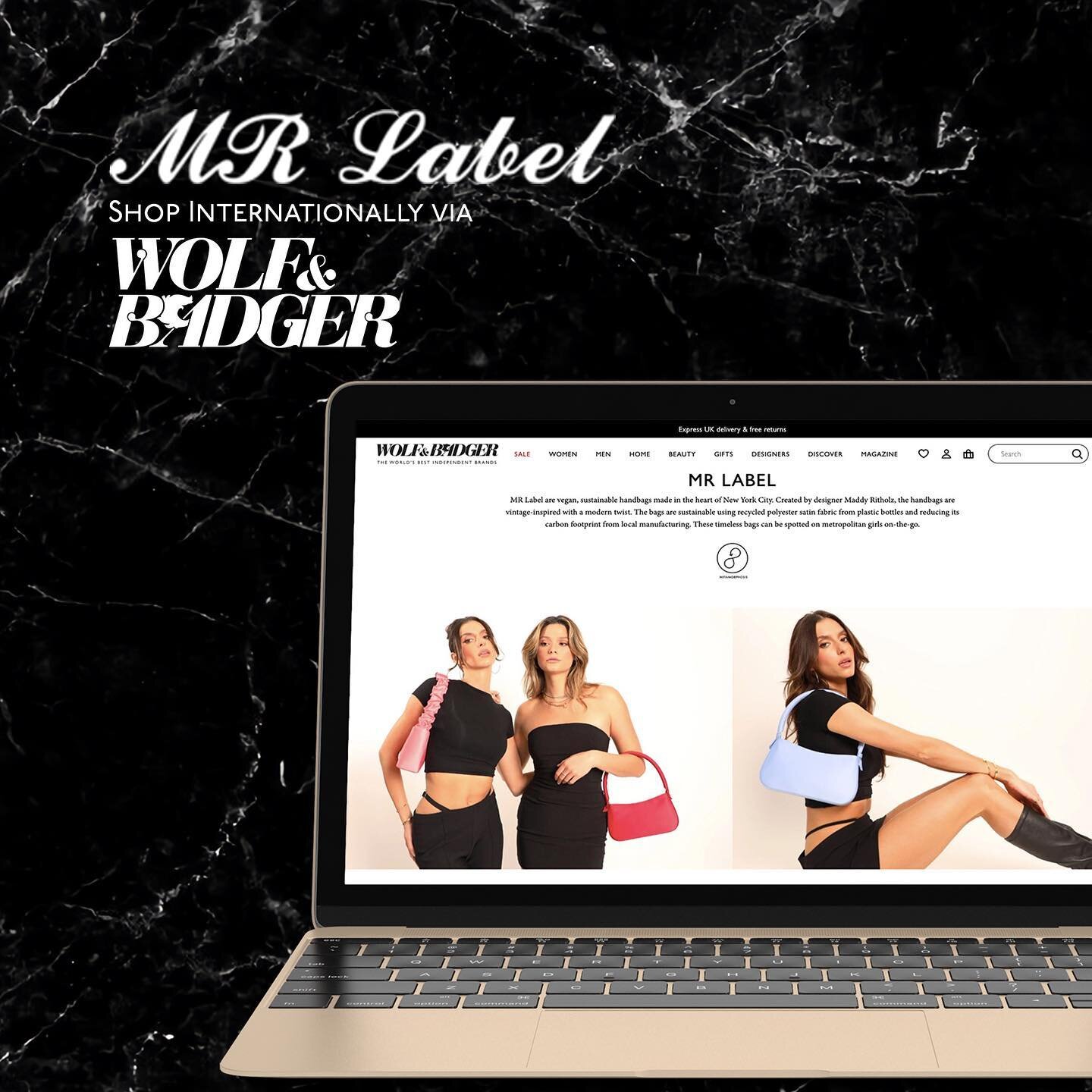 Shop MR LABEL @mrlabel_ internationally via Wolf &amp; Badger @wolfandbadger, the world&rsquo;s leading independent brands retailer. (Duties &amp; taxes inclusive for orders to the UK, USA, EU, Australia, and Canada. Collect orders in-store in London