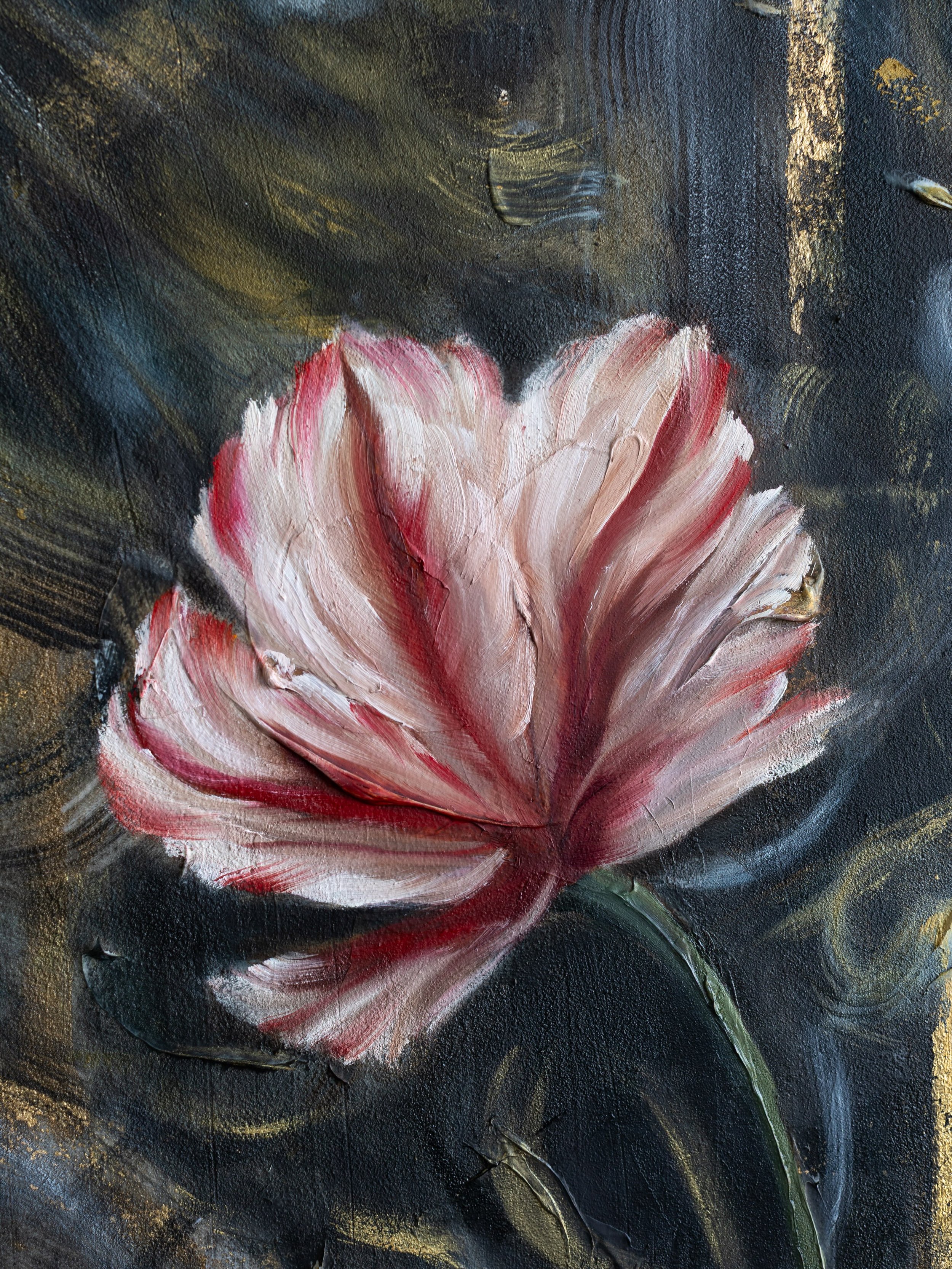 One of the two new originals soon to be released in two weeks!!

Can you tell there is artwork I have yet to release?

For now enjoy a little preview of this recent work &ldquo;It is Finished&rdquo; coming soon🌷