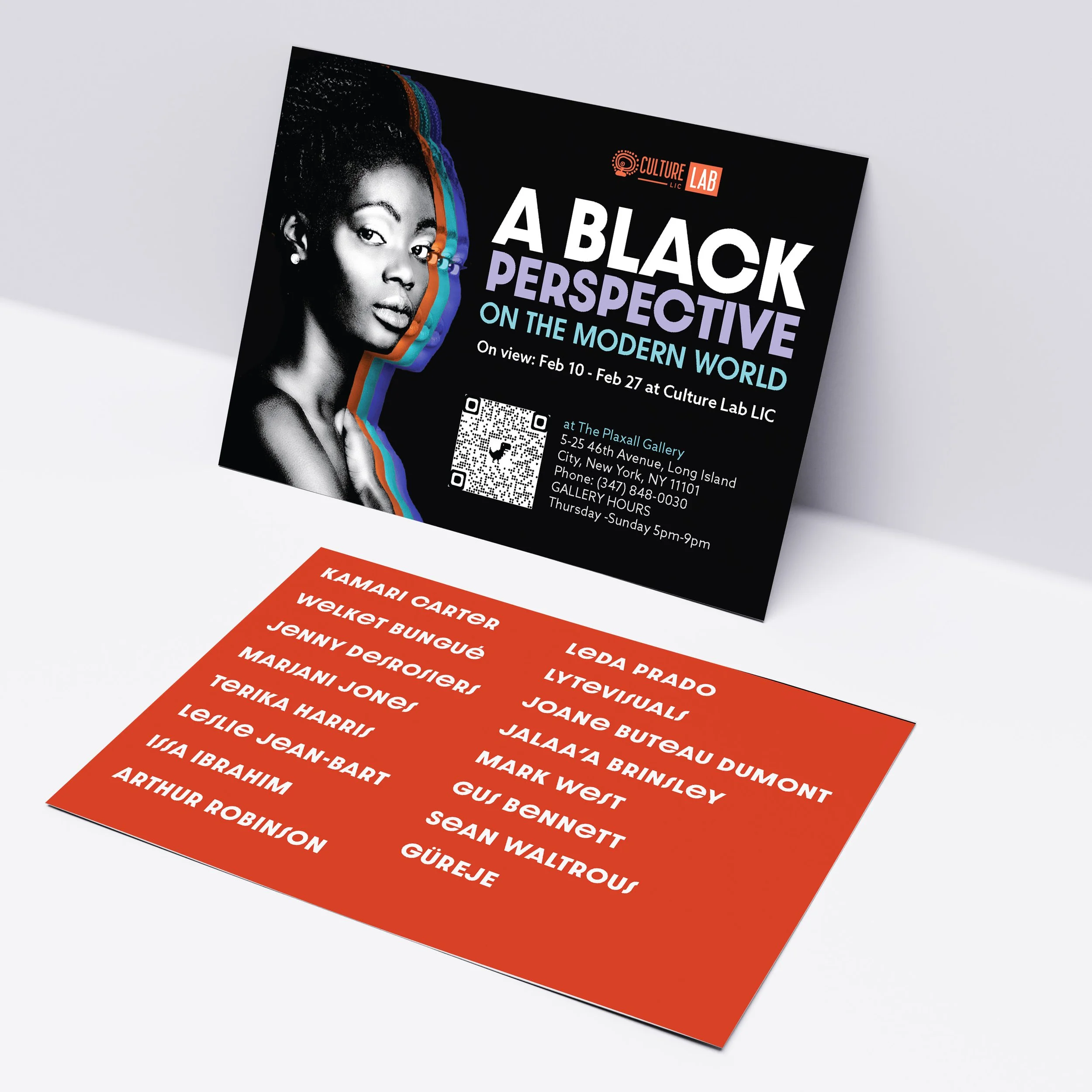 Culture Lab LIC Exhibition, A Black Perspective on the Modern World, Postcards 