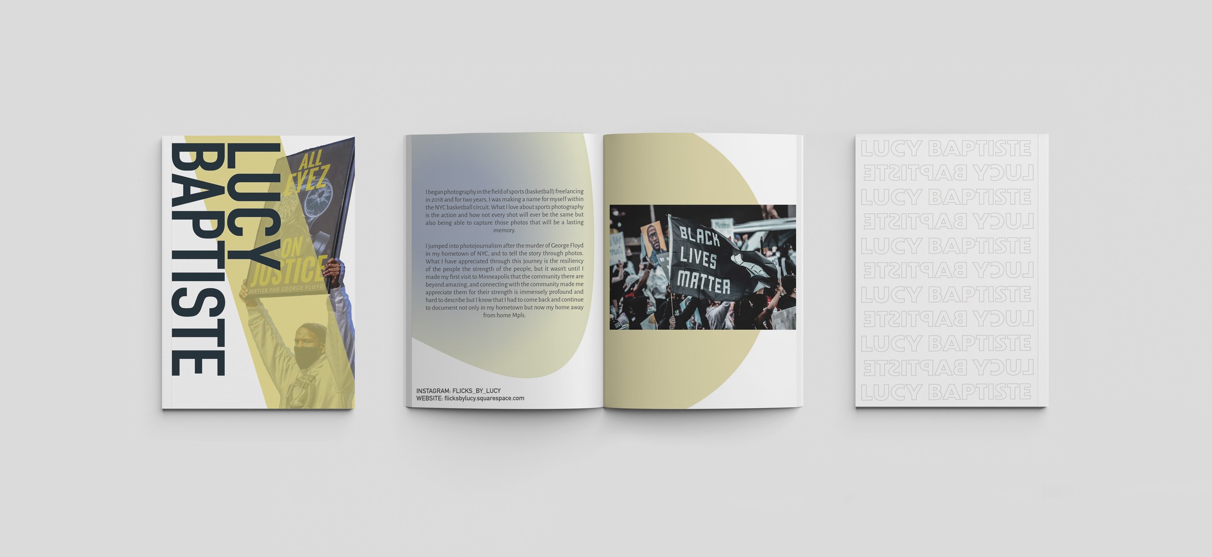 Artist Zine: Lucy Baptiste, Protest Works. Published by Vital Information.