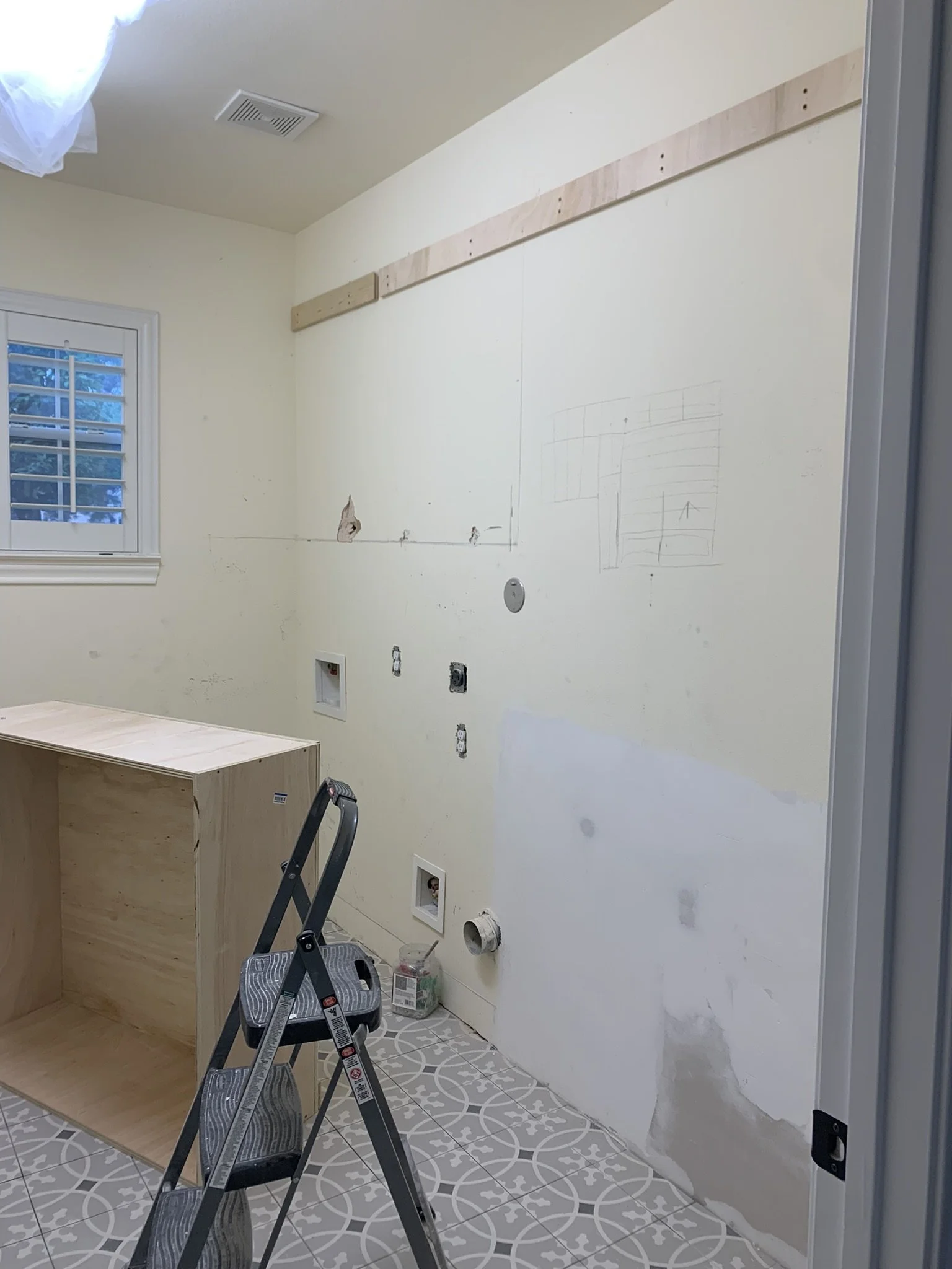 mudroom inset shaker cabinets