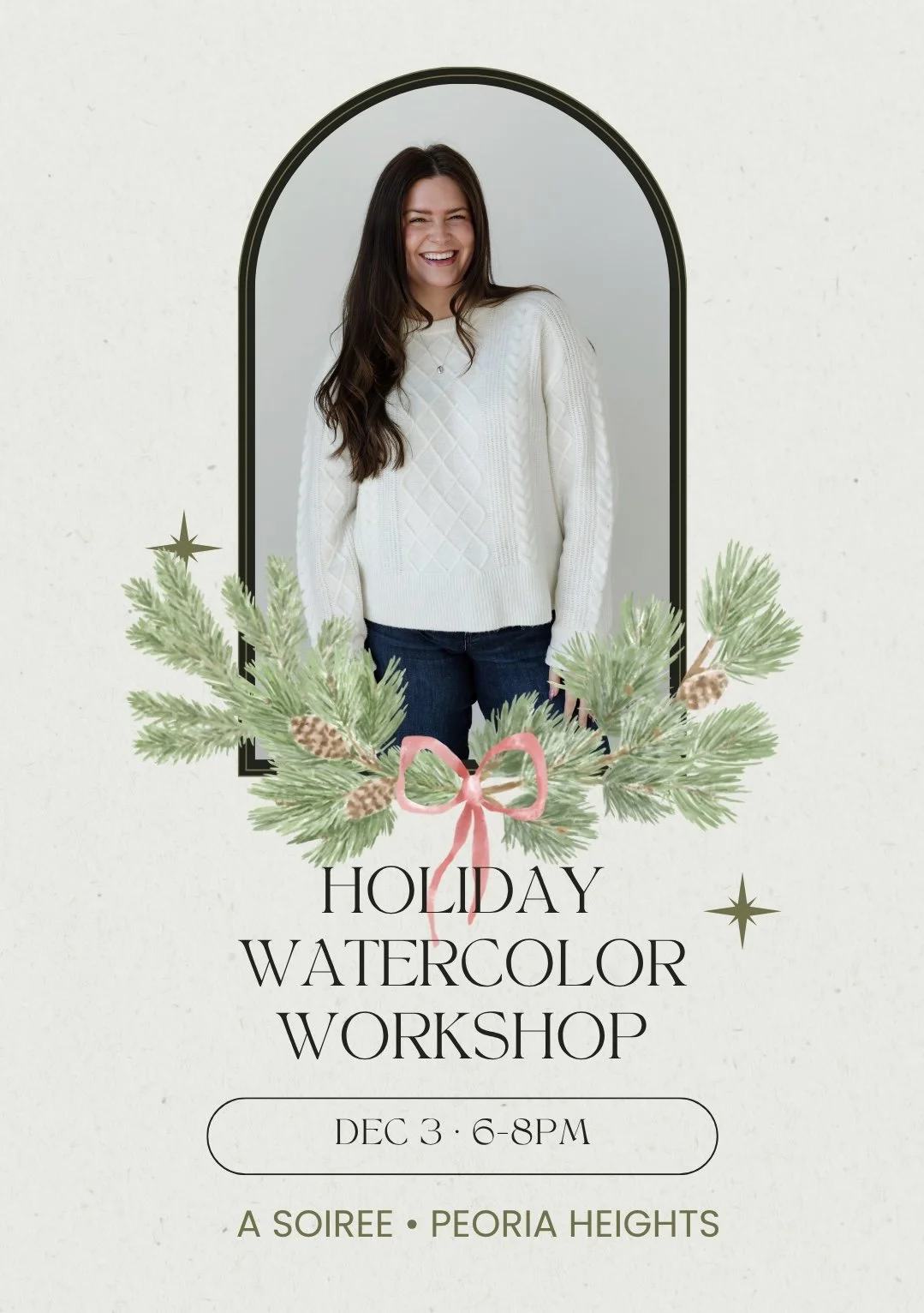 White and Green Minimalist Elegant Aesthetic Christmas Wreath Workshop Announcement Instagram Story.jpeg