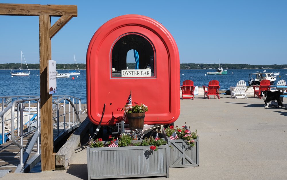   Maine is famous for its oysters, lobsters and fish.  