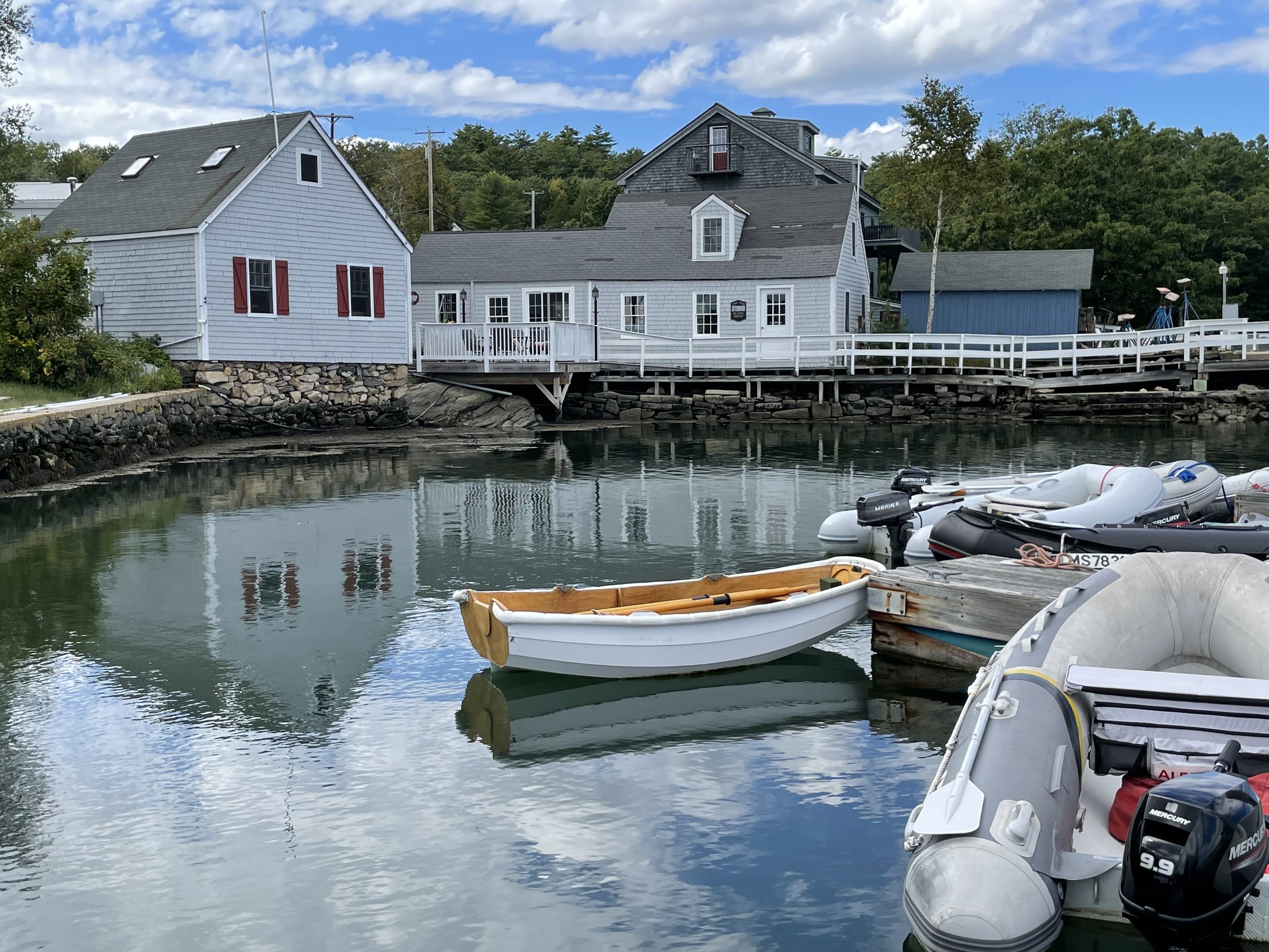   Robinhood Harbor’s peaceful waters.  