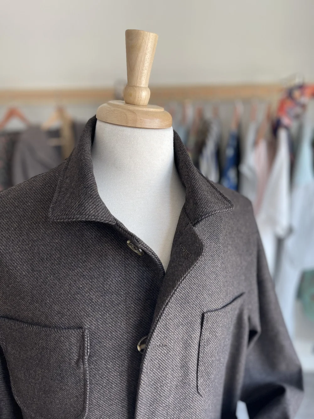 Foreman Jacket - 100% Wool Mix & Cashmere — THERE IS ONLY ONE OF YOU