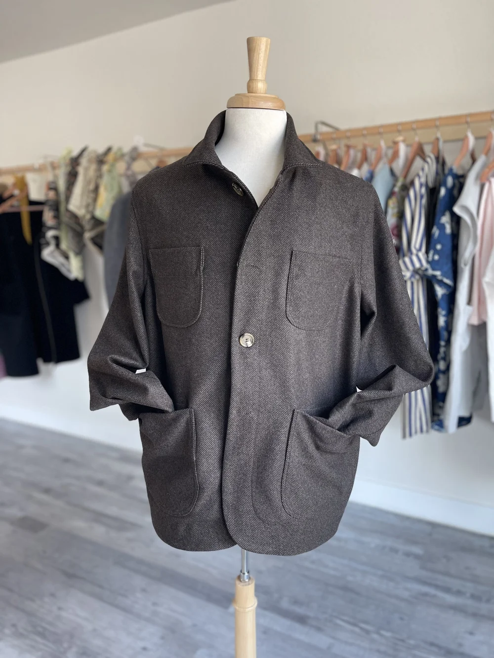 Foreman Jacket - 100% Wool Mix & Cashmere — THERE IS ONLY ONE OF YOU