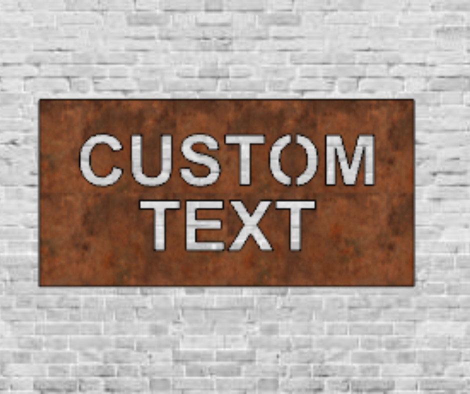 Budget Sign - Text Only