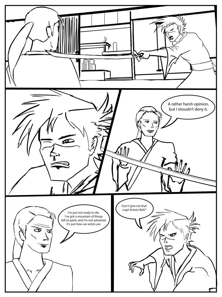 Blade of Immortals 1 (test page from SCAD, 2018)