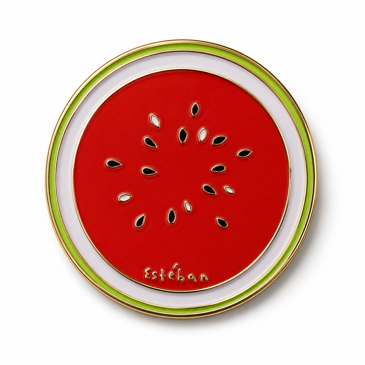 Watermelon Enamel Pin