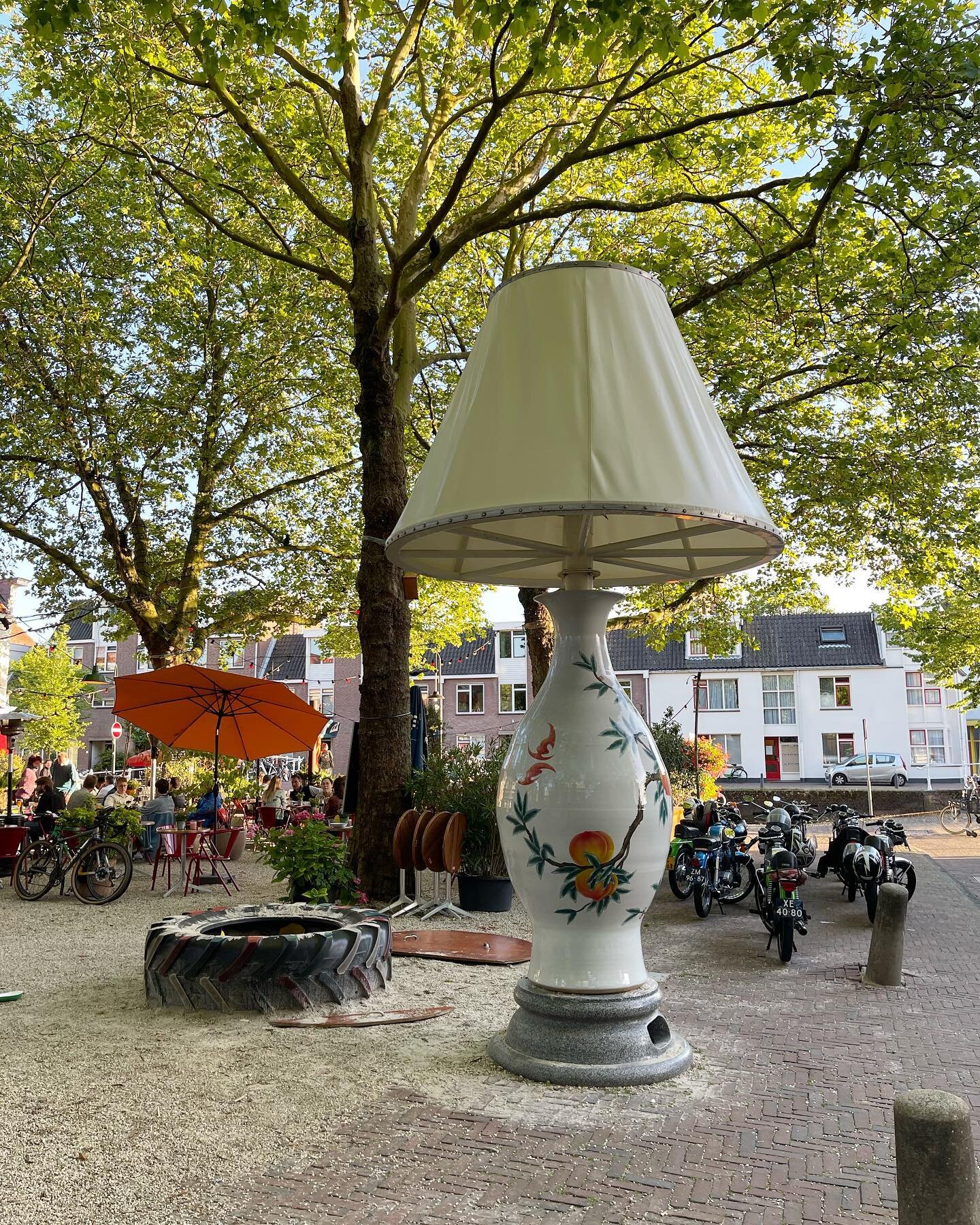 I know Dutch people are tall, but this lamp really takes the biscuit. #Delft #Netherlands #Nederland