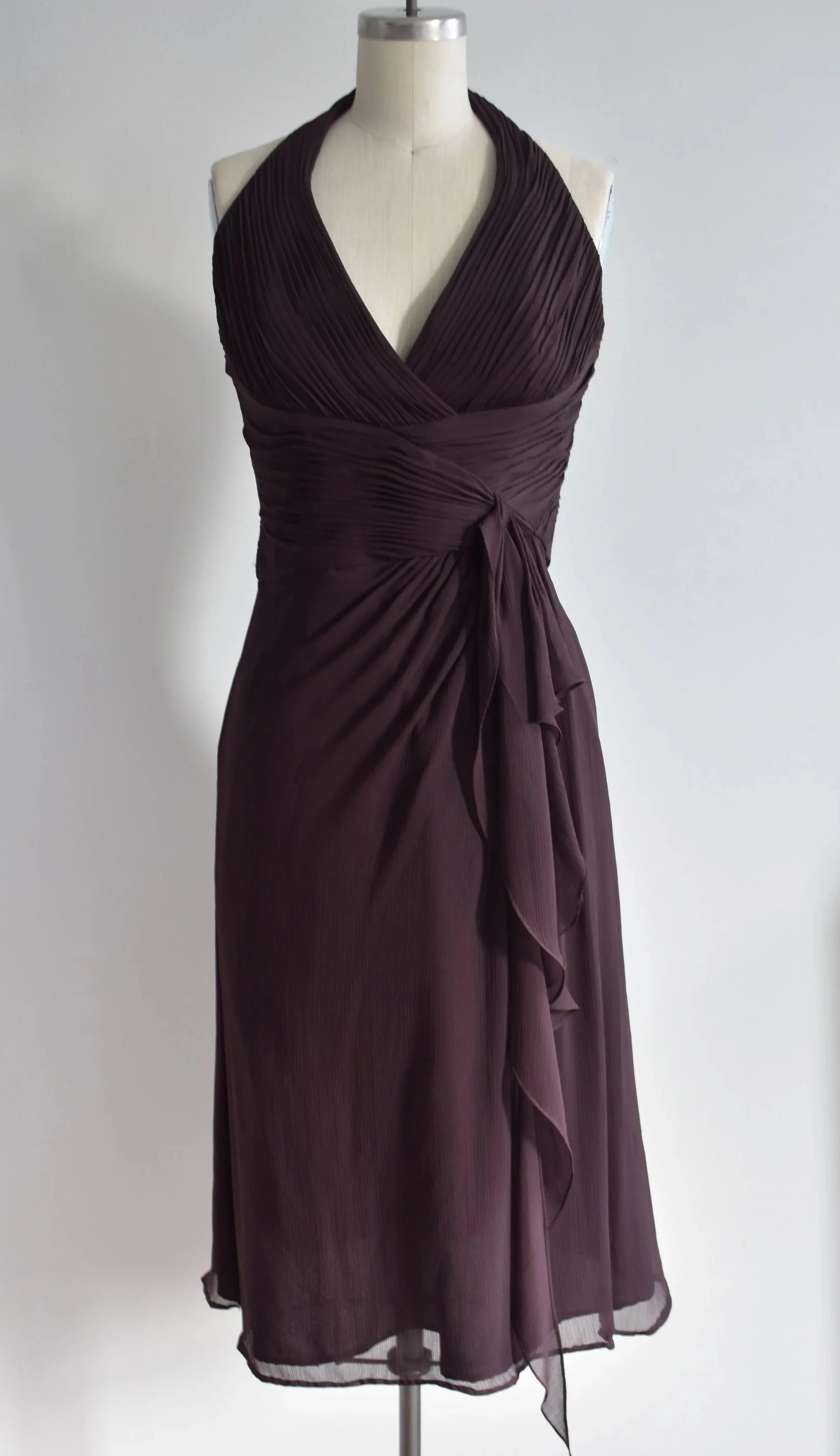 Chocolate Brown Silk (Size 4)