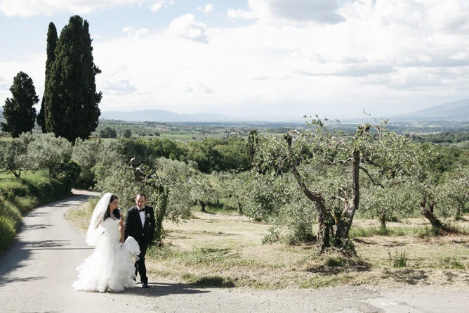 Villa Petrolo Tuscany Wedding // Introducing Kristine and Tom