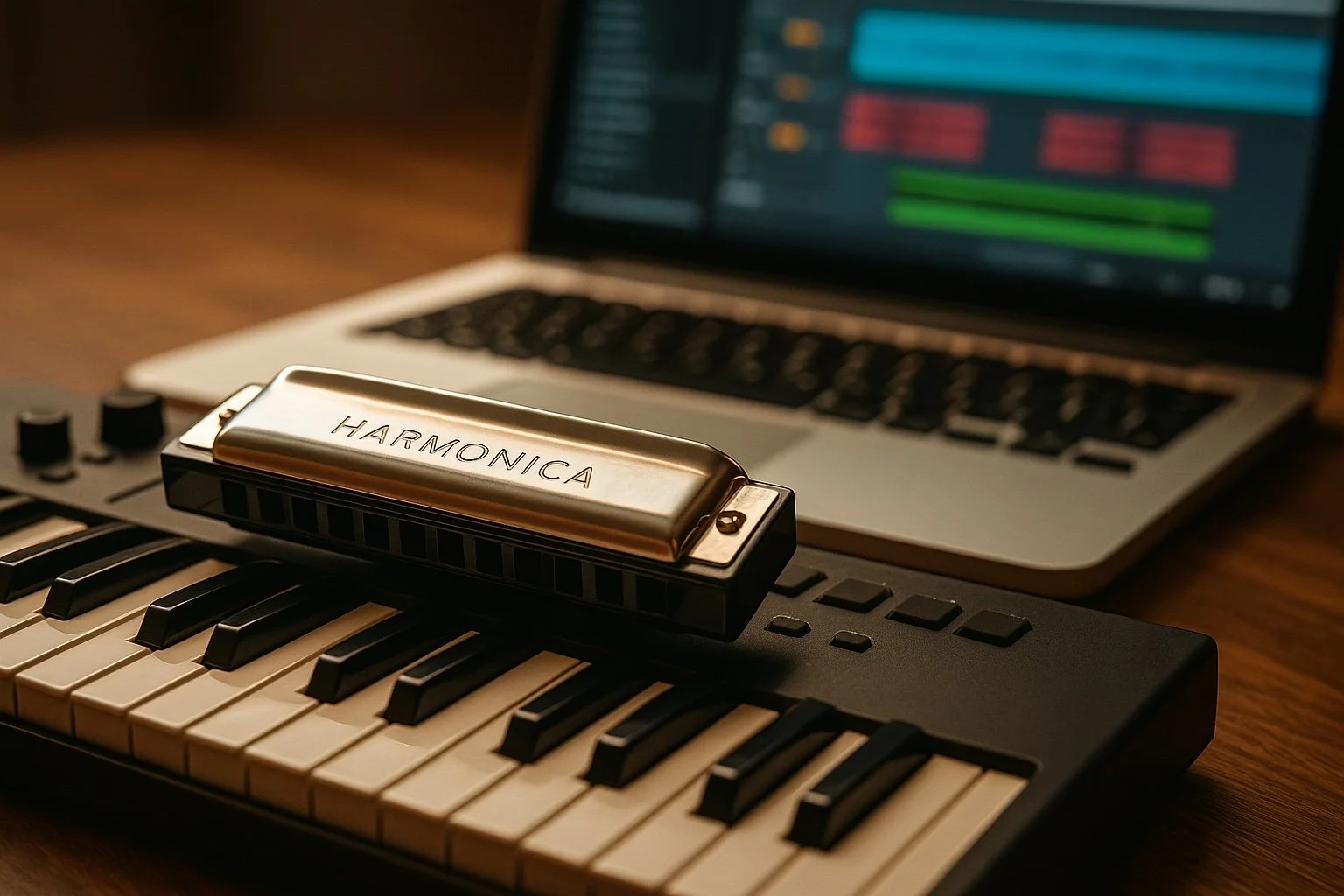 Virtual Harmonica: raw emotion and human breath