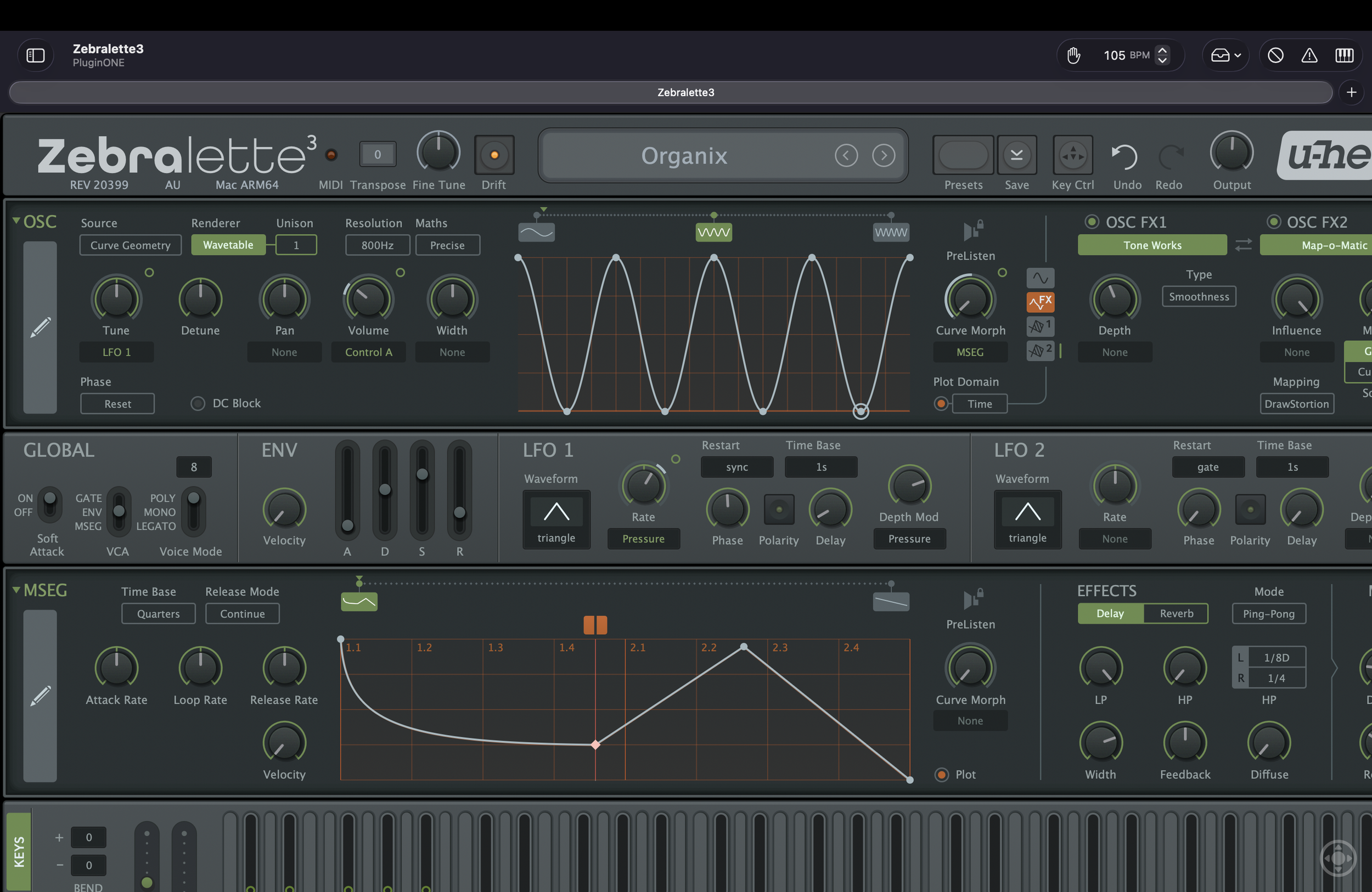 Zebralette 3: the core sound engine of Zebra in a powerful free synth