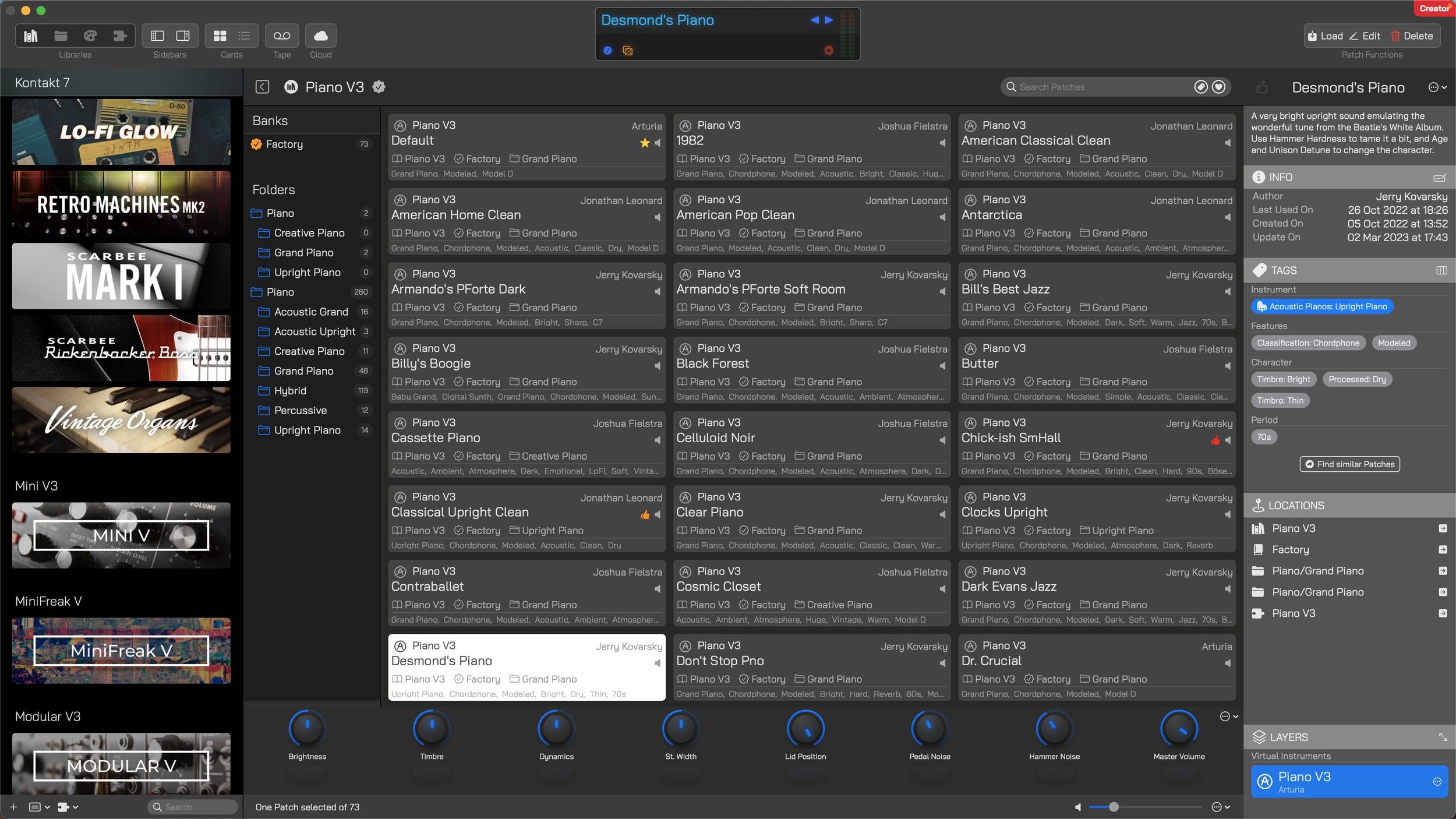 Mini One Instruments Virtual Instruments and Sound Libraries Browser - ONE Instruments
