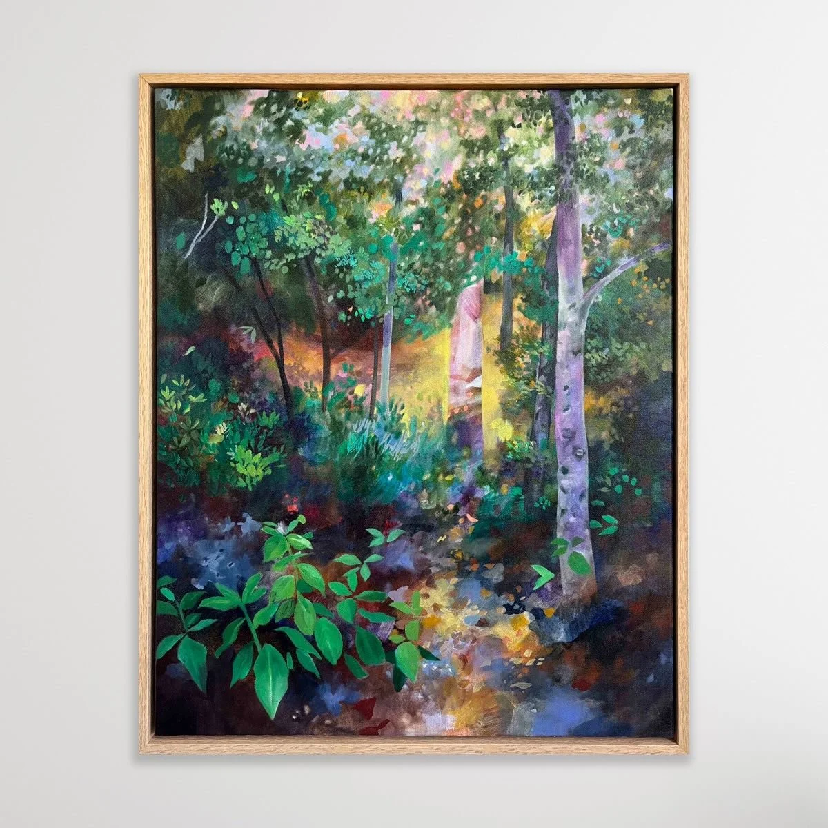 This piece was definitely a crowd favourite last night and was snapped up on opening night (off to a lovely home 💛). 

&lsquo;Golden Light (Mt. Lofty)&rsquo; SOLD
Acrylic and oil on canvas 
60cm x 49cm 

Showing now as part of my solo show &lsquo;Wa