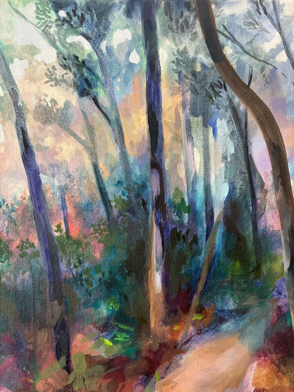 Full day abstracted landscape workshop